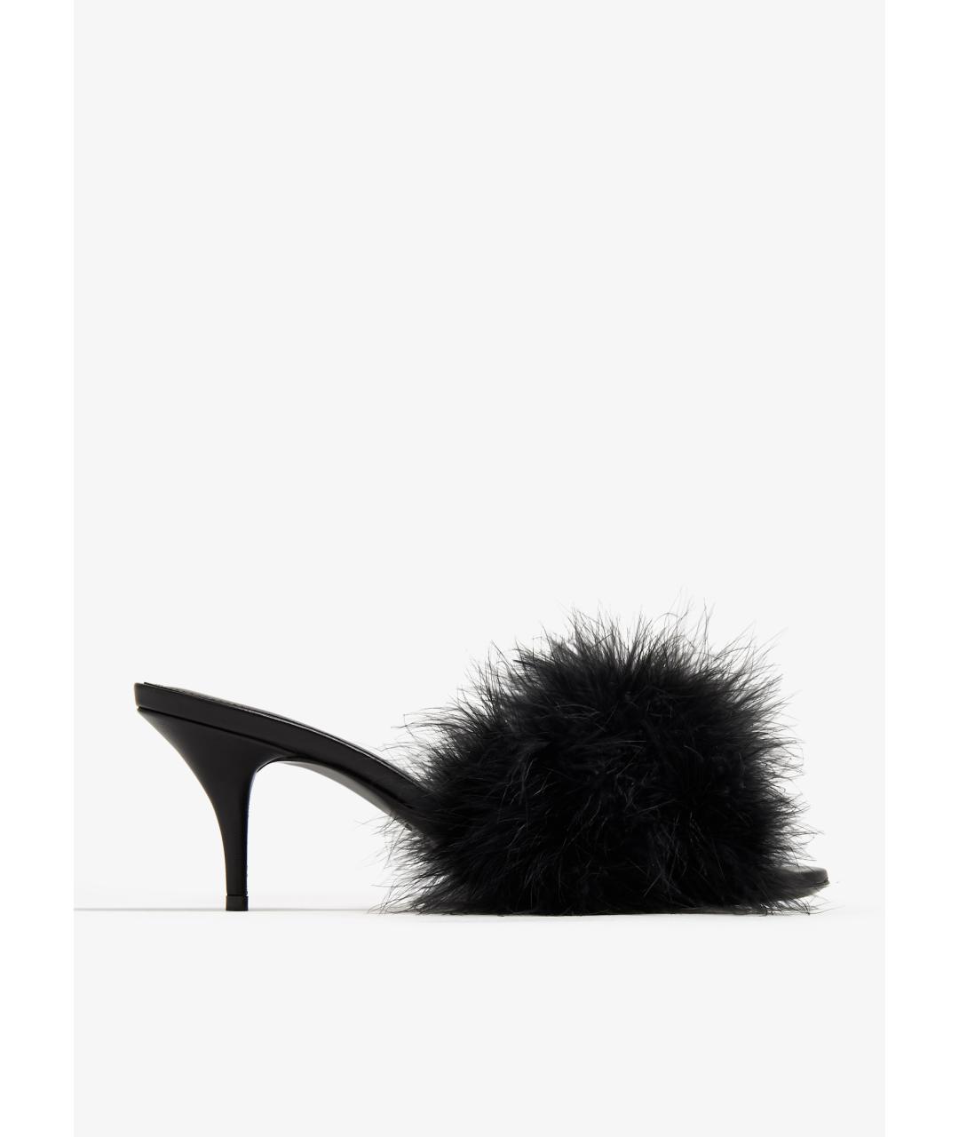 BALENCIAGA Черные мюли, фото 9