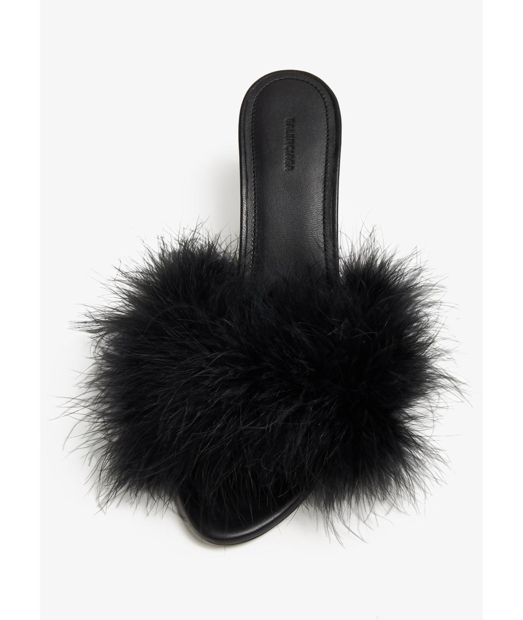 BALENCIAGA Черные мюли, фото 3