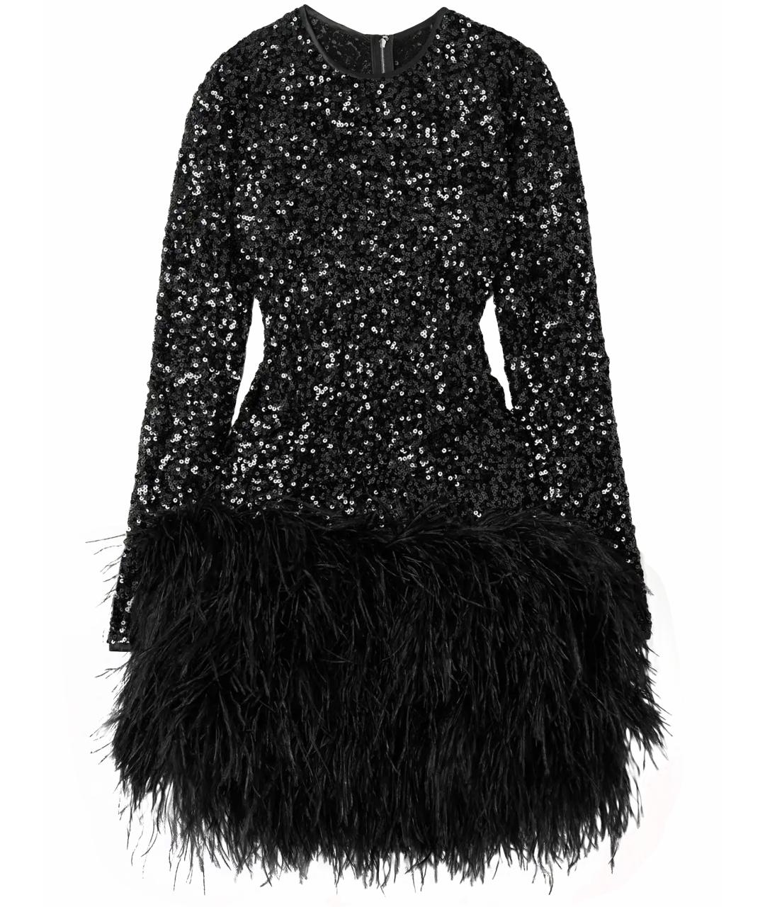 DOLCE&GABBANA Черное коктейльное платье, фото 1