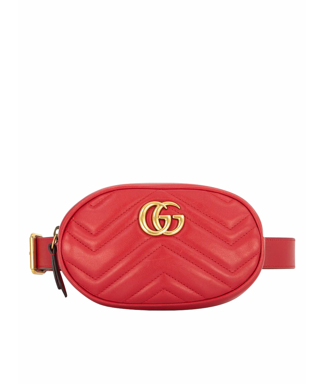 GUCCI Красная кожаная сумка тоут, фото 1