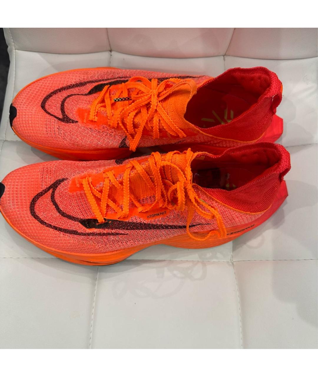 NIKE Оранжевое высокие кроссовки / кеды, фото 4