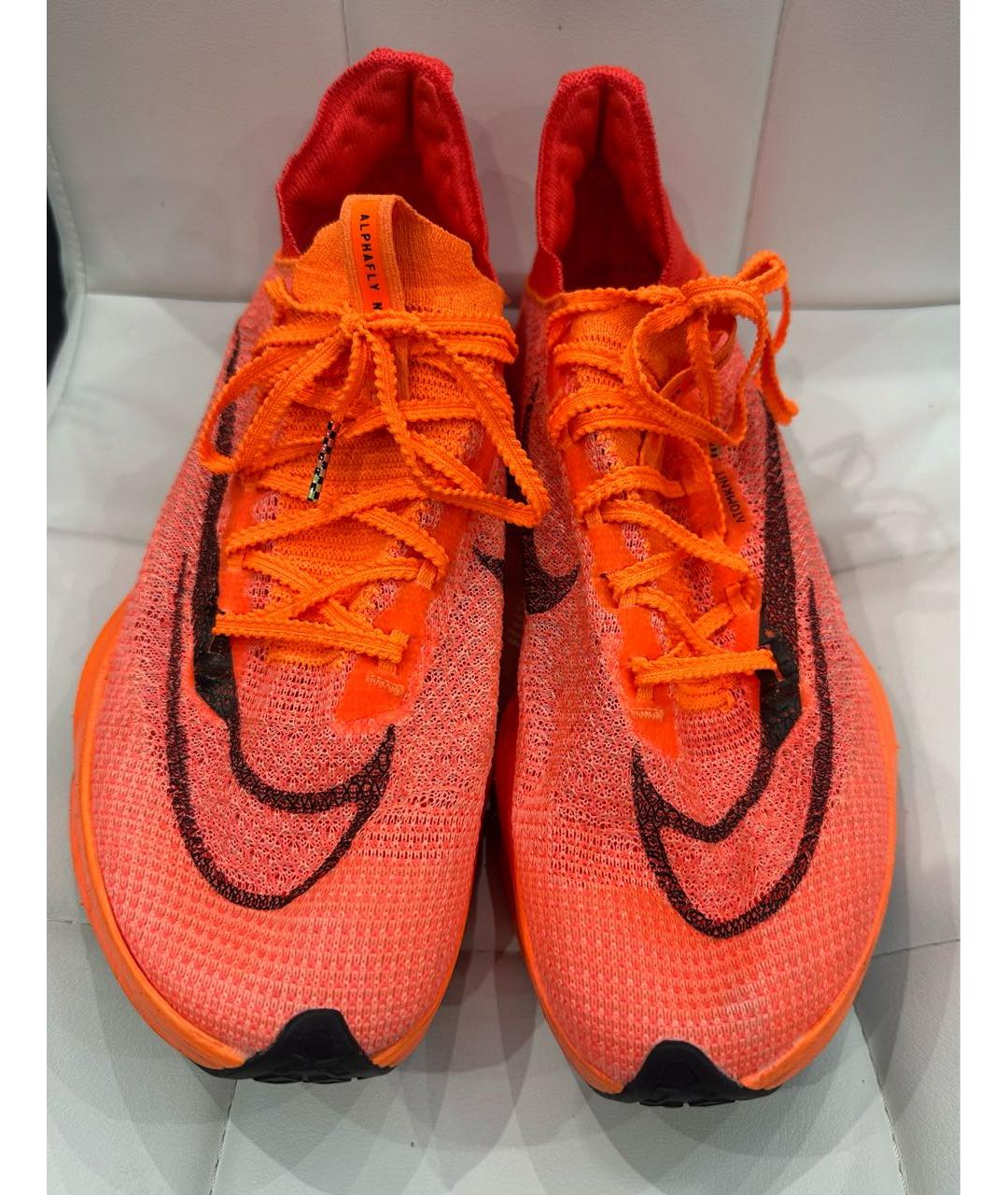 NIKE Оранжевое высокие кроссовки / кеды, фото 3