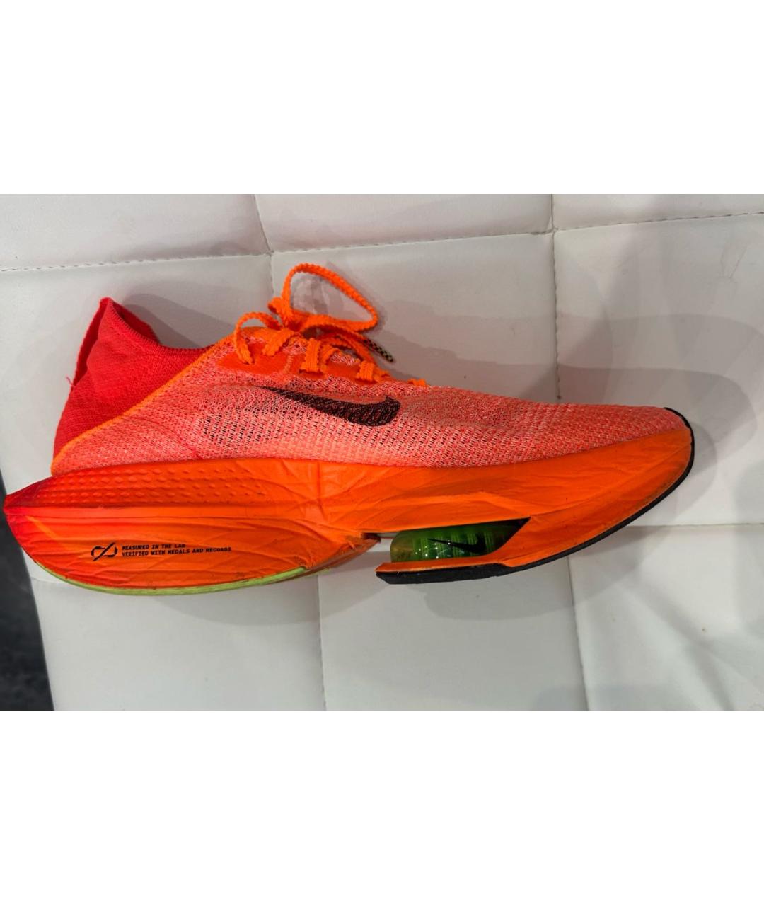 NIKE Оранжевое высокие кроссовки / кеды, фото 2