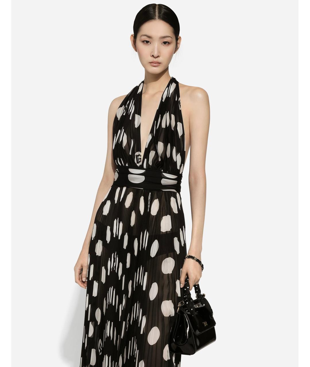 DOLCE&GABBANA Мульти коктейльное платье, фото 7