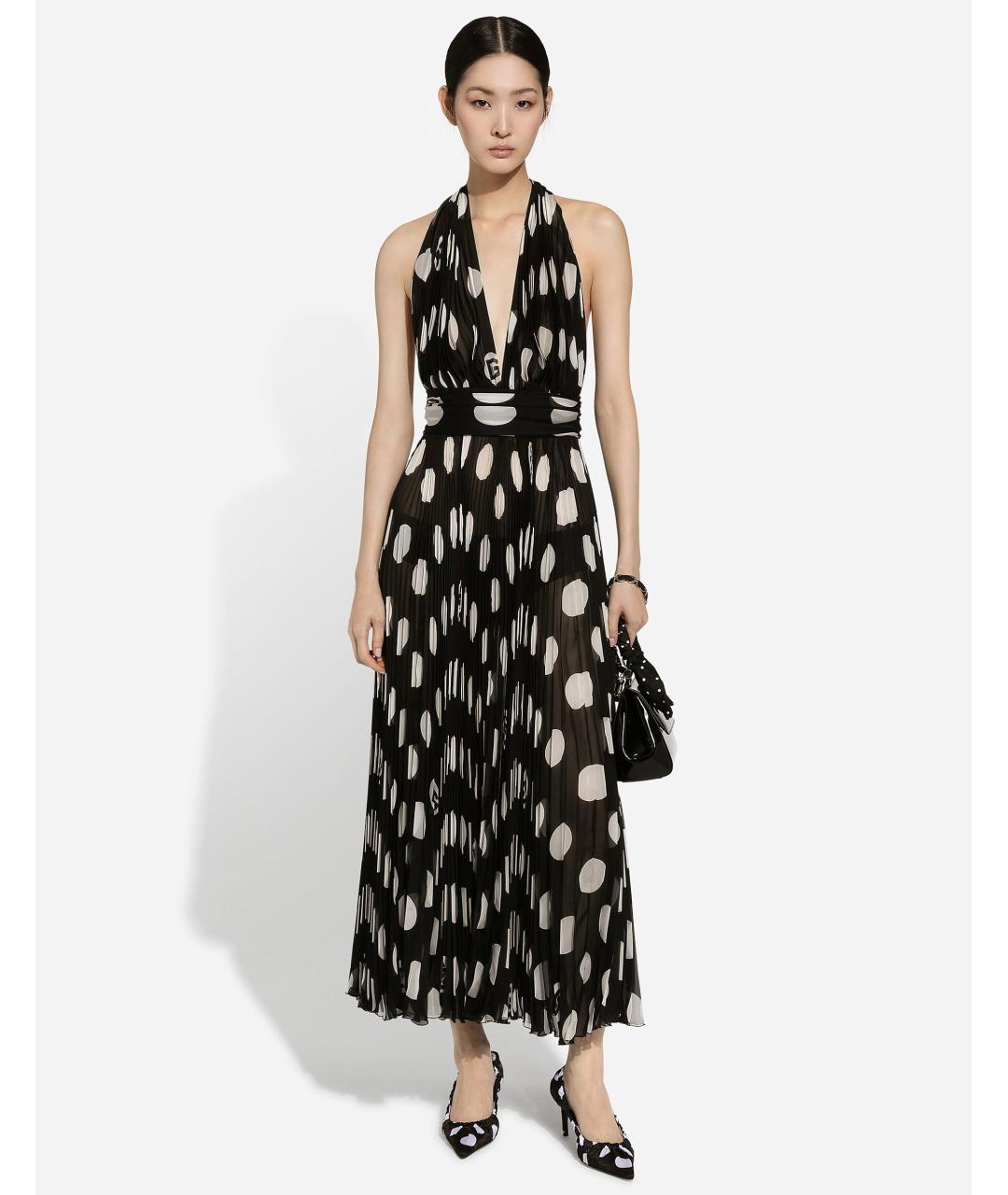 DOLCE&GABBANA Мульти коктейльное платье, фото 5