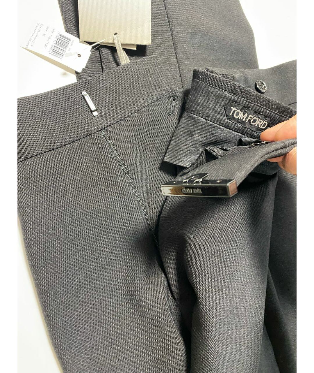 TOM FORD Черные классические брюки, фото 3