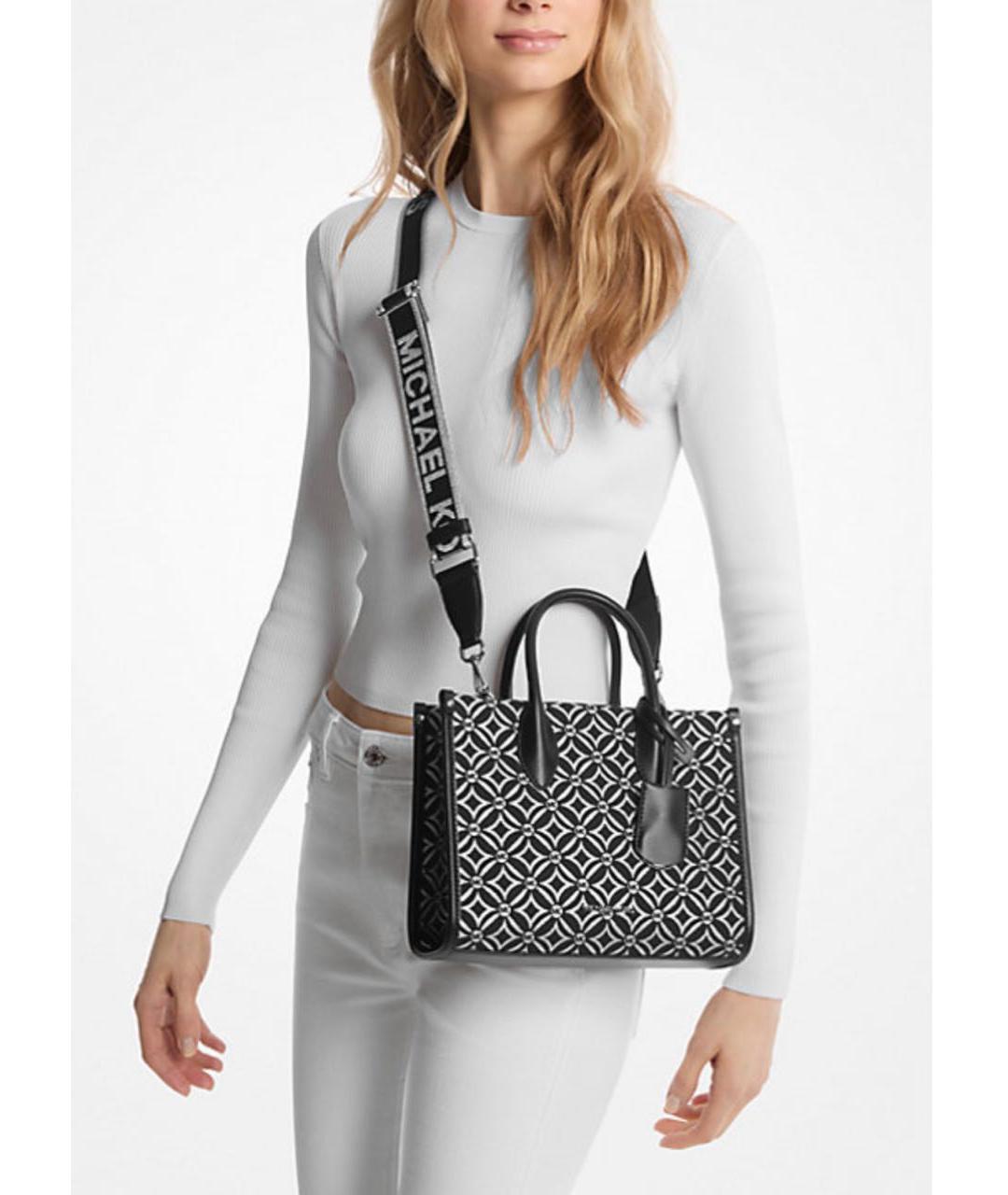 MICHAEL KORS Черная сумка с короткими ручками, фото 4