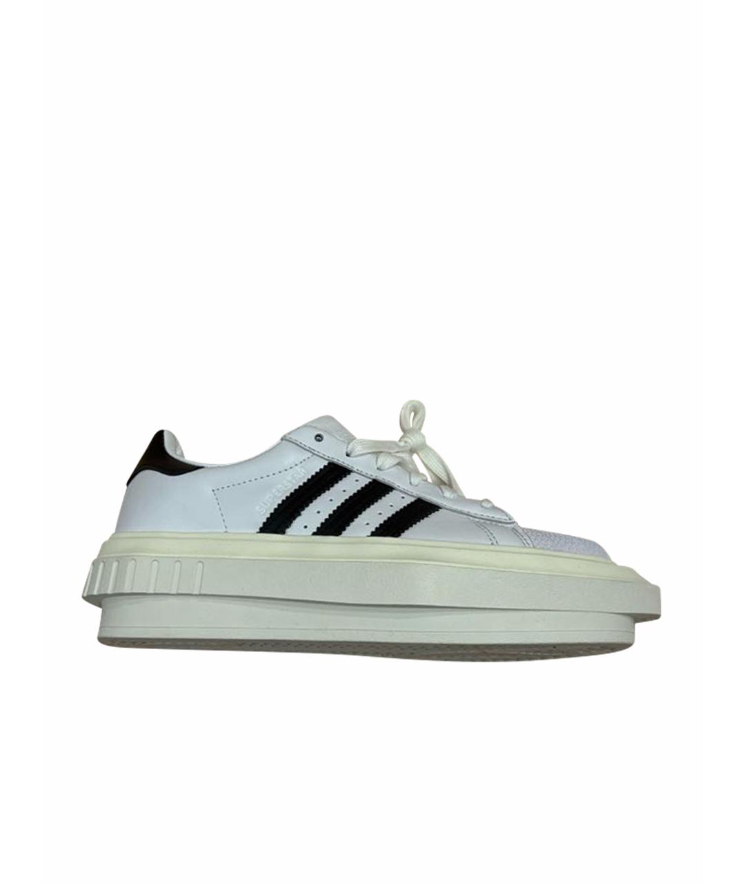 ADIDAS BY STELLA MCCARTNEY Белые кожаные кроссовки, фото 1