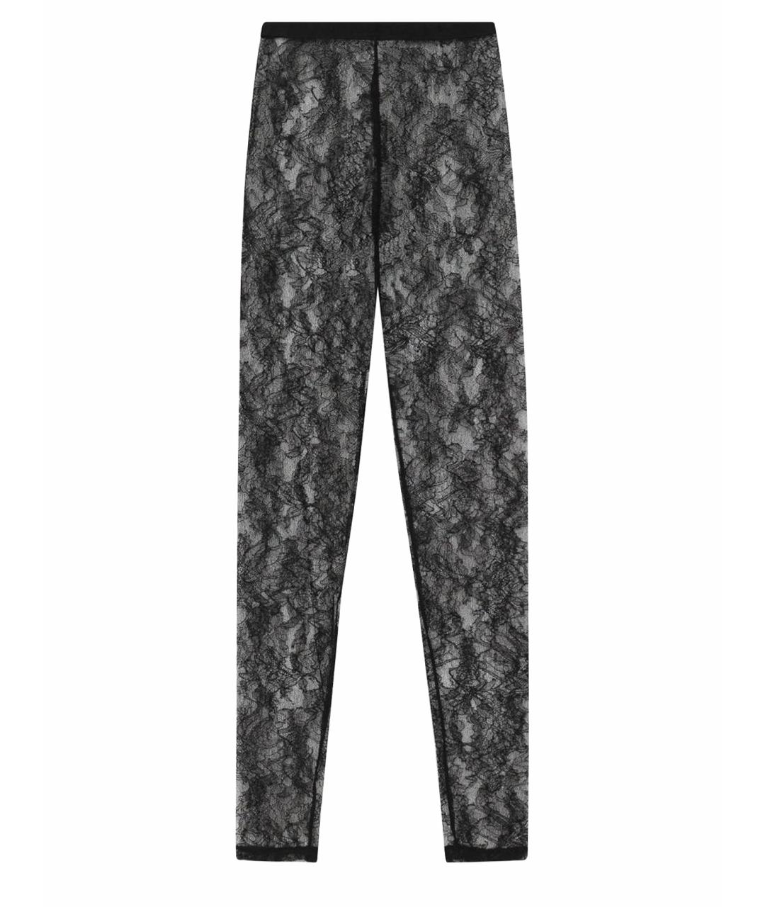 GUCCI Черные кружевные леггинсы и велосипедки, фото 1