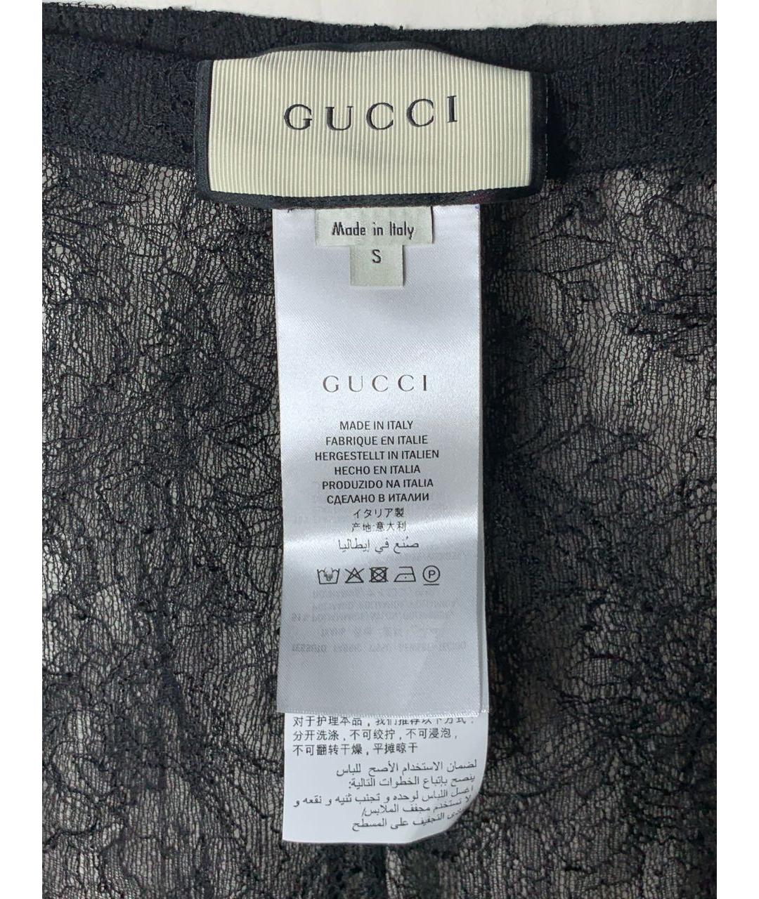 GUCCI Черные кружевные леггинсы и велосипедки, фото 4