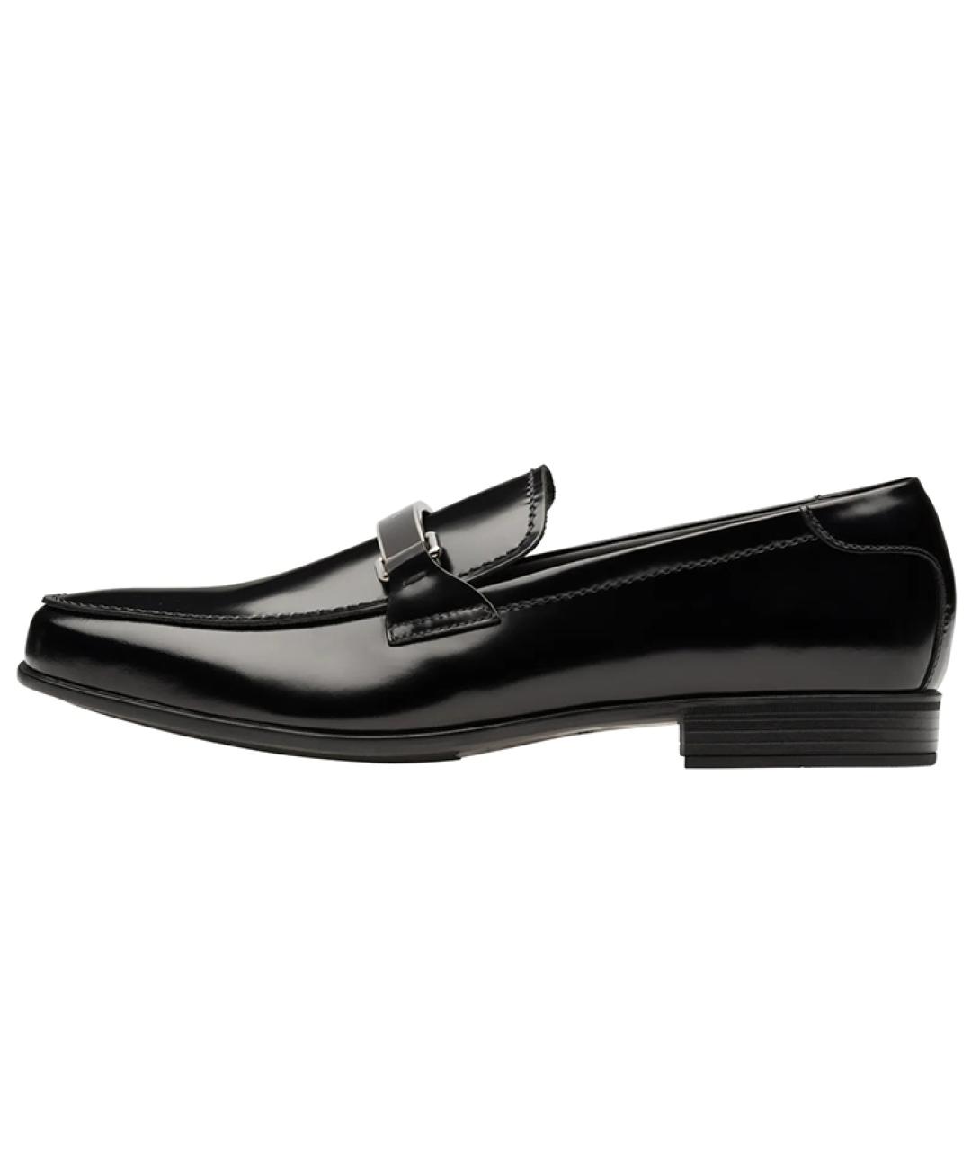 PRADA Черные кожаные лоферы, фото 6