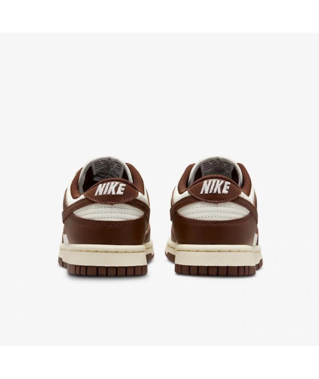 NIKE Коричневые кожаные кроссовки, фото 2