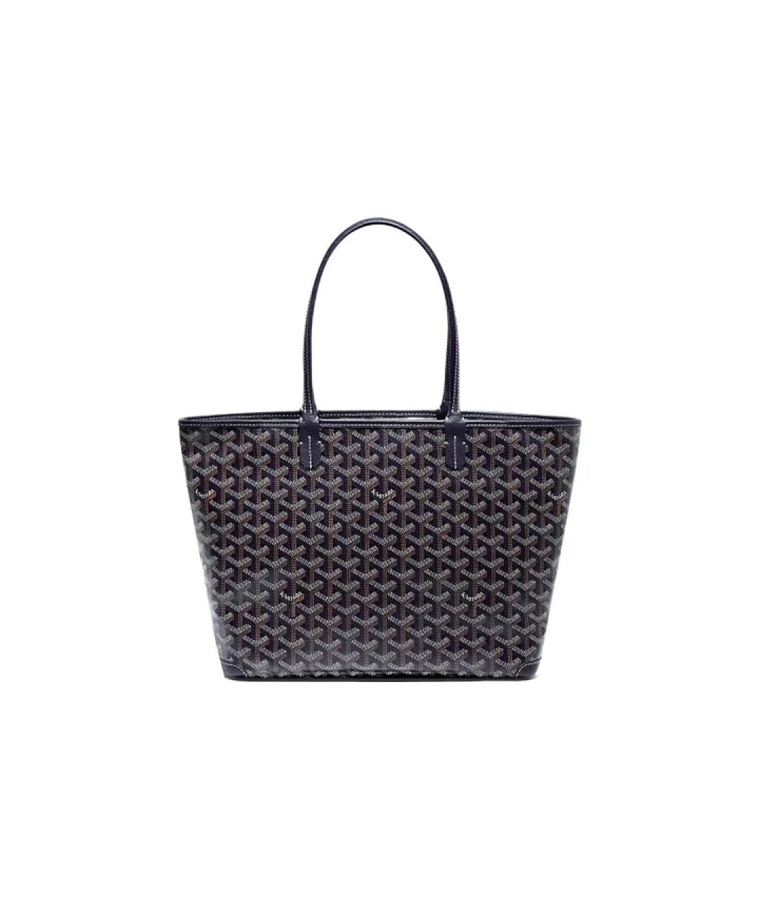 GOYARD Темно-синяя сумка с короткими ручками, фото 1