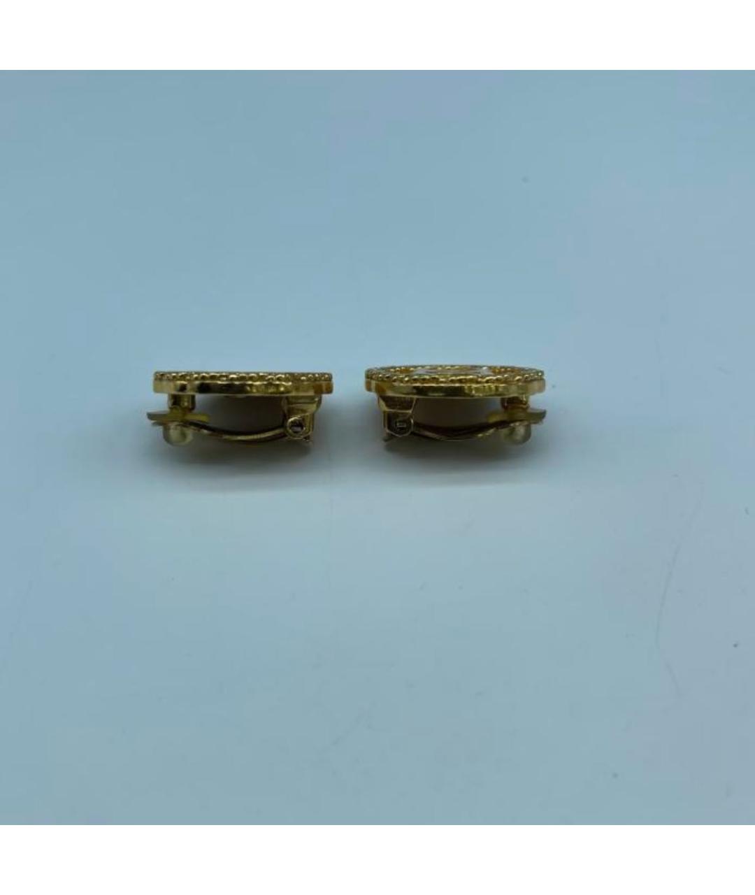 CHANEL Золотые клипсы, фото 4