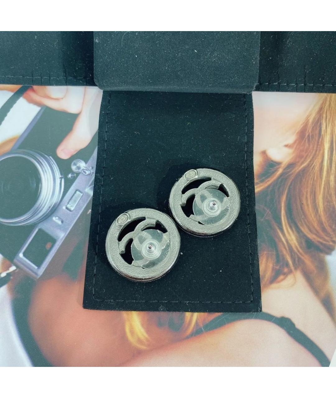 CHANEL Серебряные серьги, фото 4