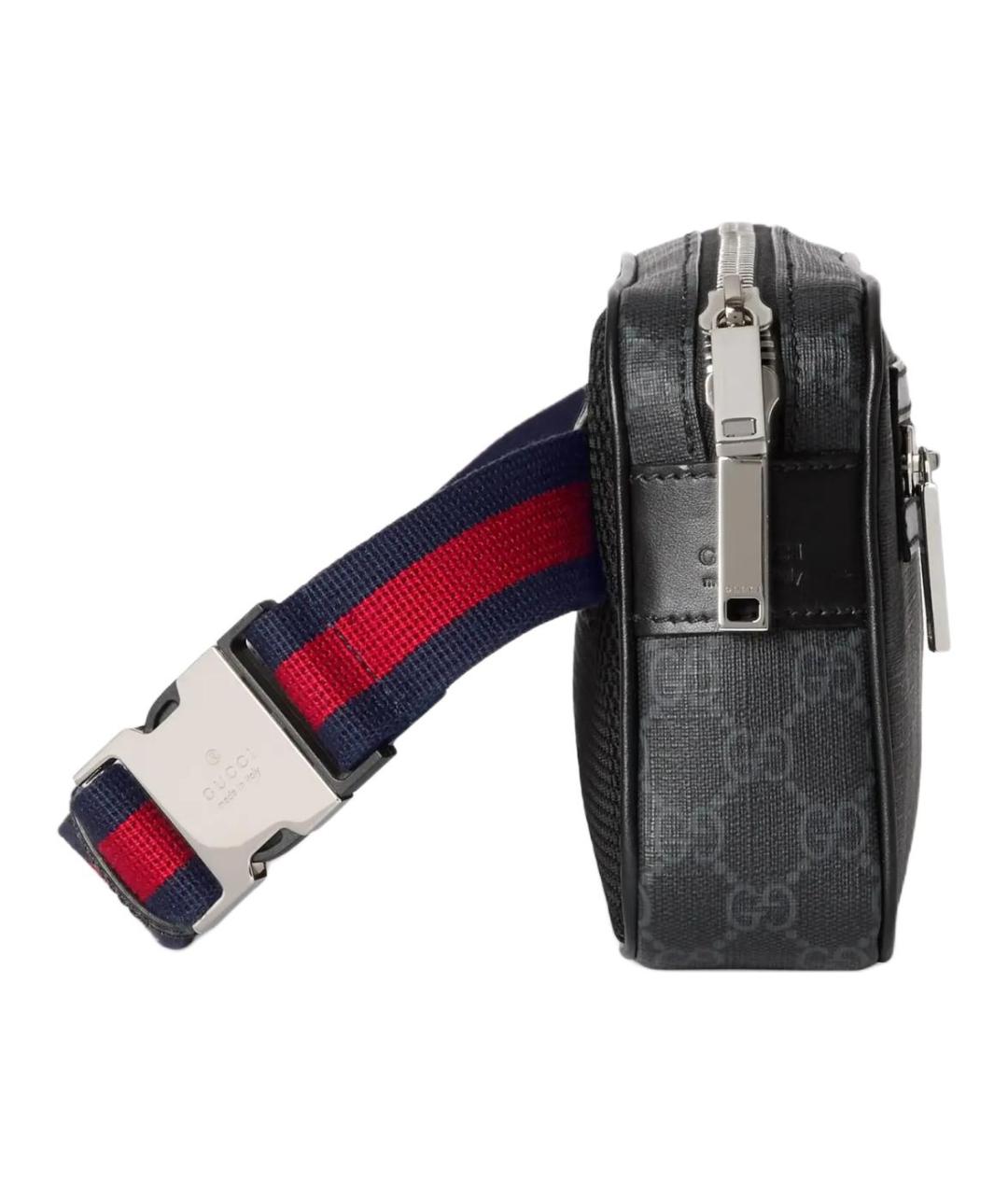 GUCCI Серая поясная сумка, фото 3