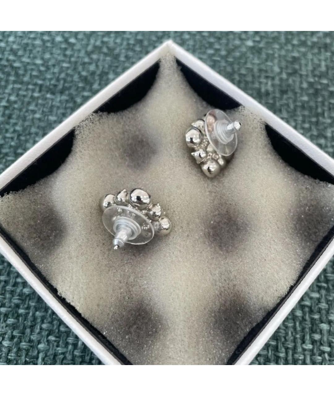 CHANEL Серебряные серьги, фото 7