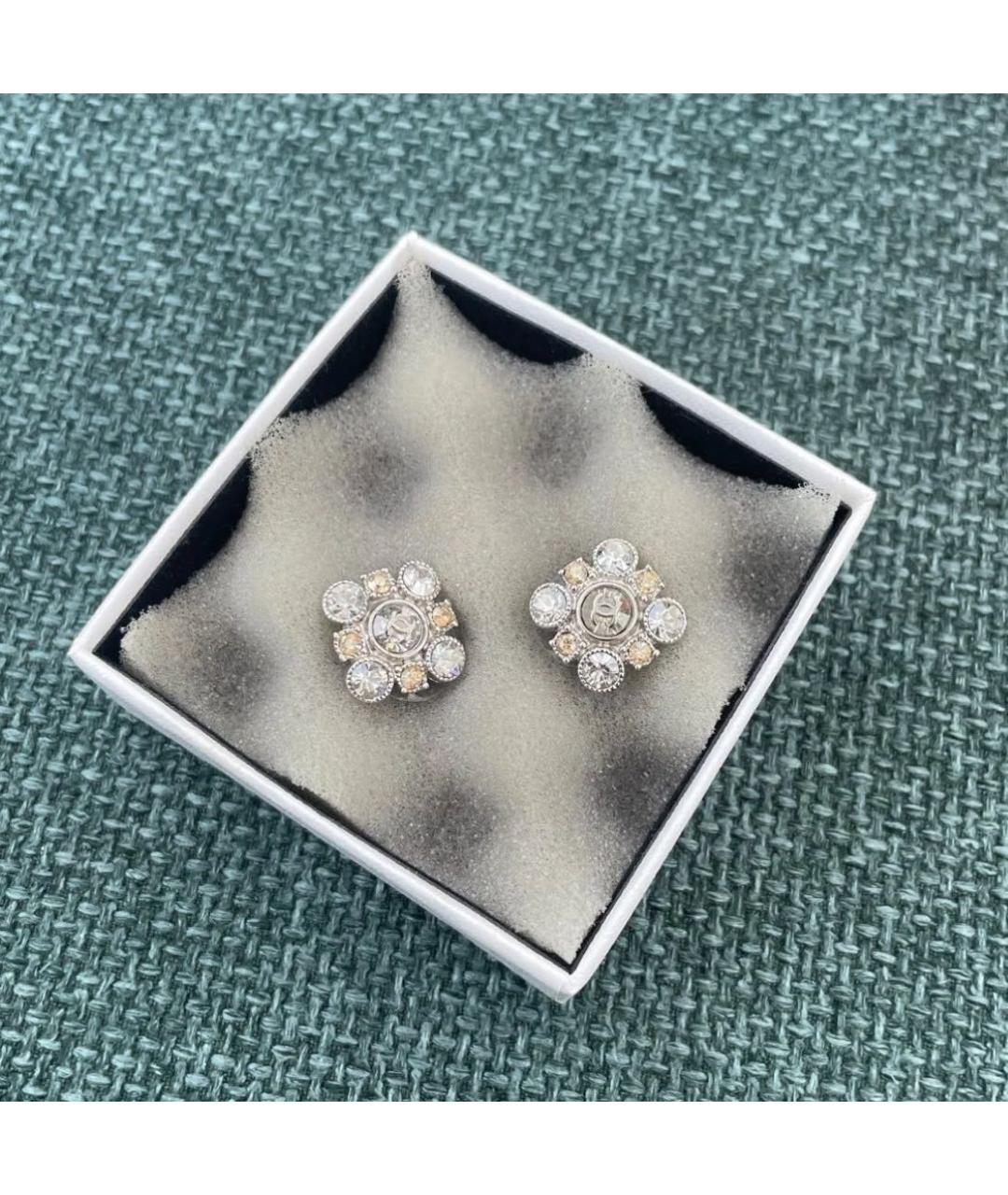 CHANEL Серебряные серьги, фото 8