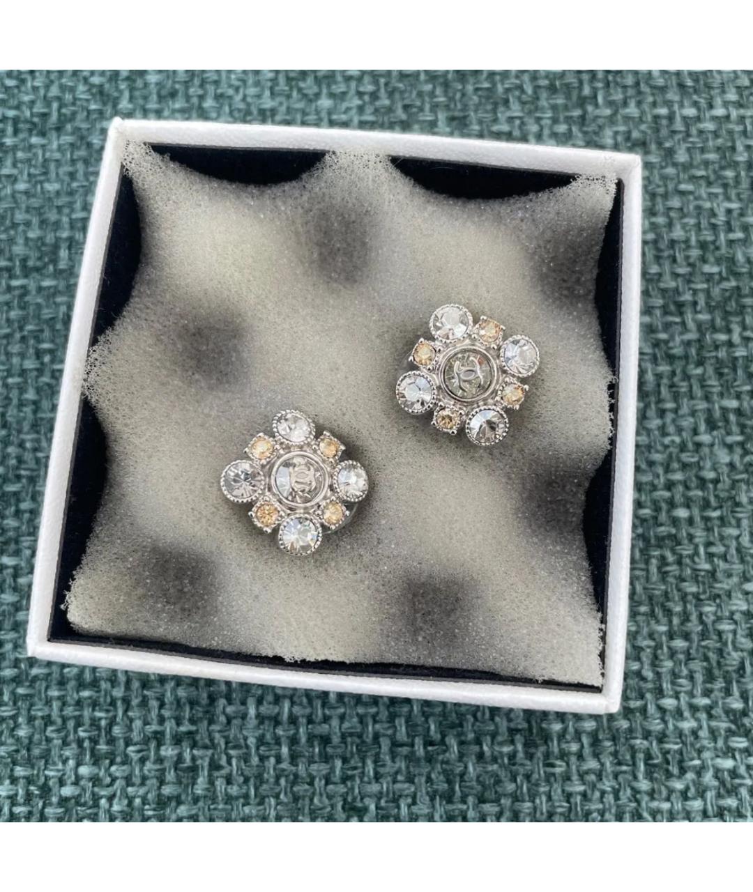 CHANEL Серебряные серьги, фото 2