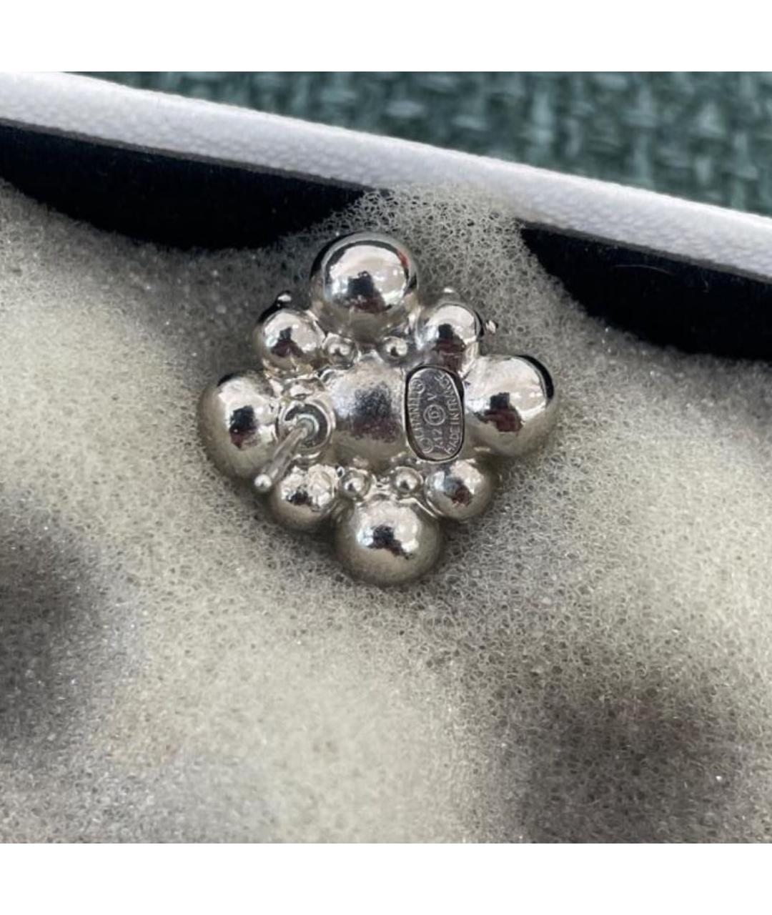 CHANEL Серебряные серьги, фото 5