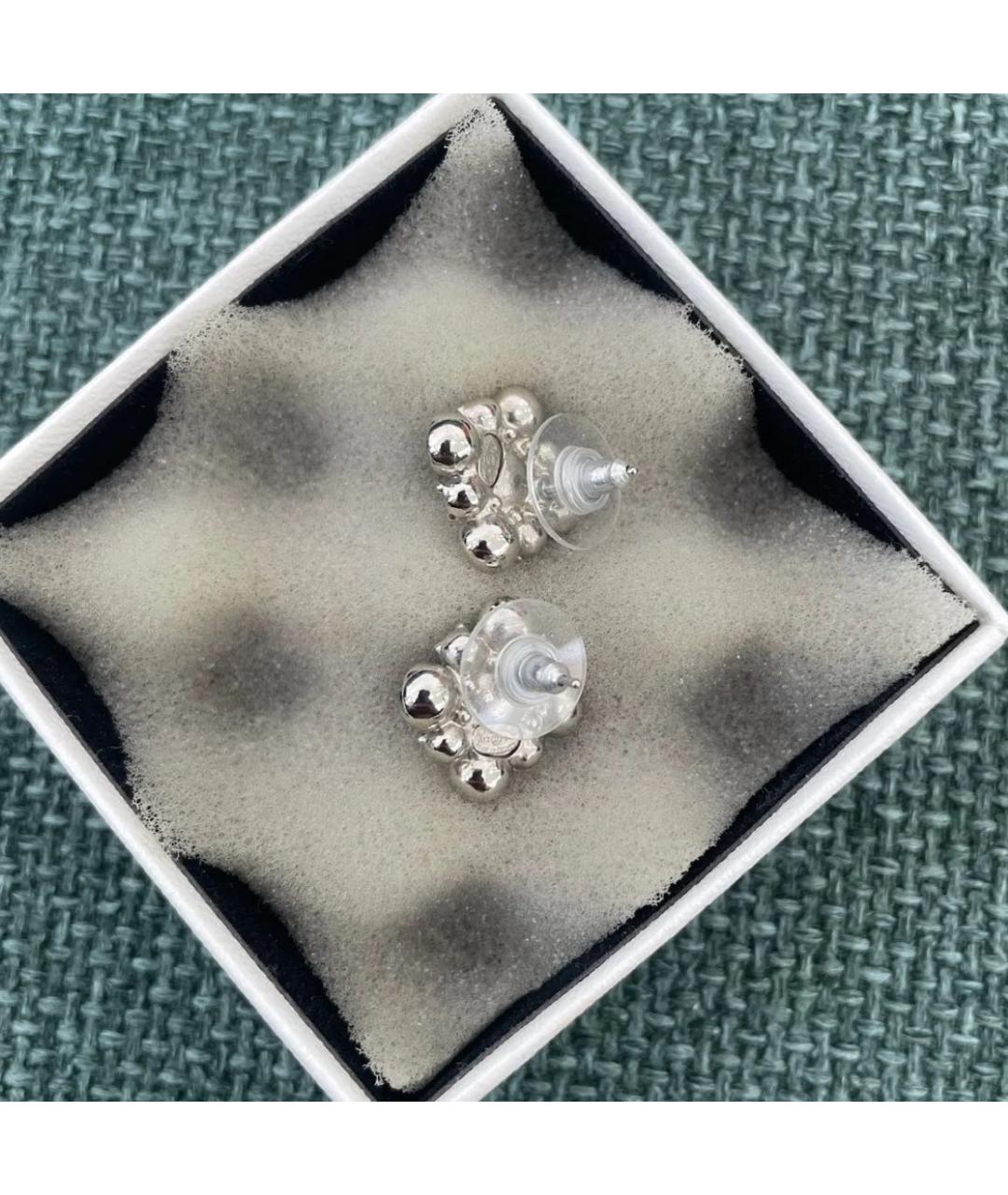 CHANEL Серебряные серьги, фото 3
