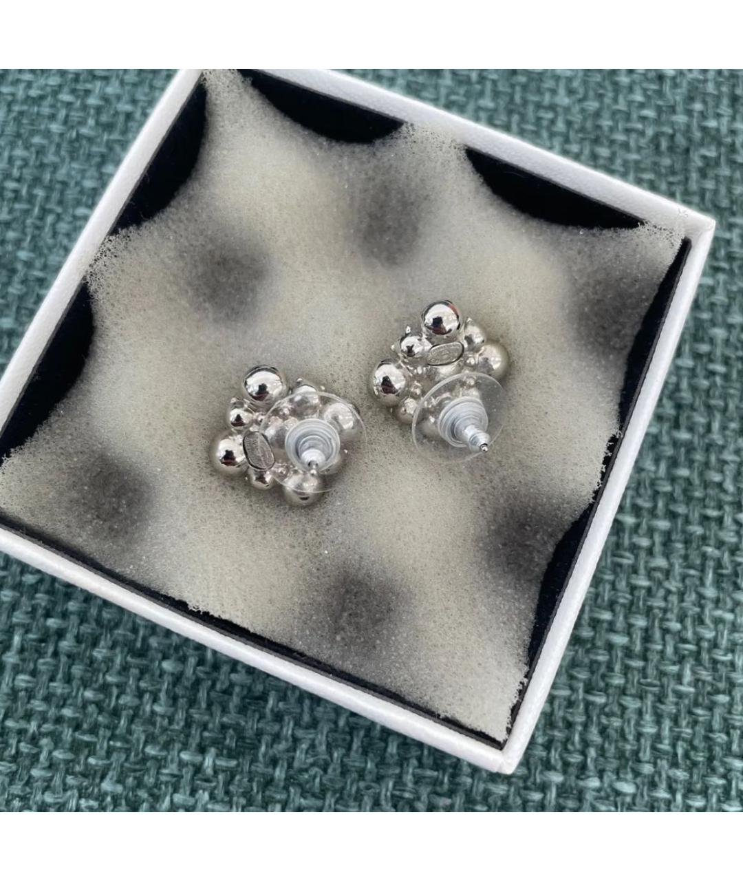 CHANEL Серебряные серьги, фото 4
