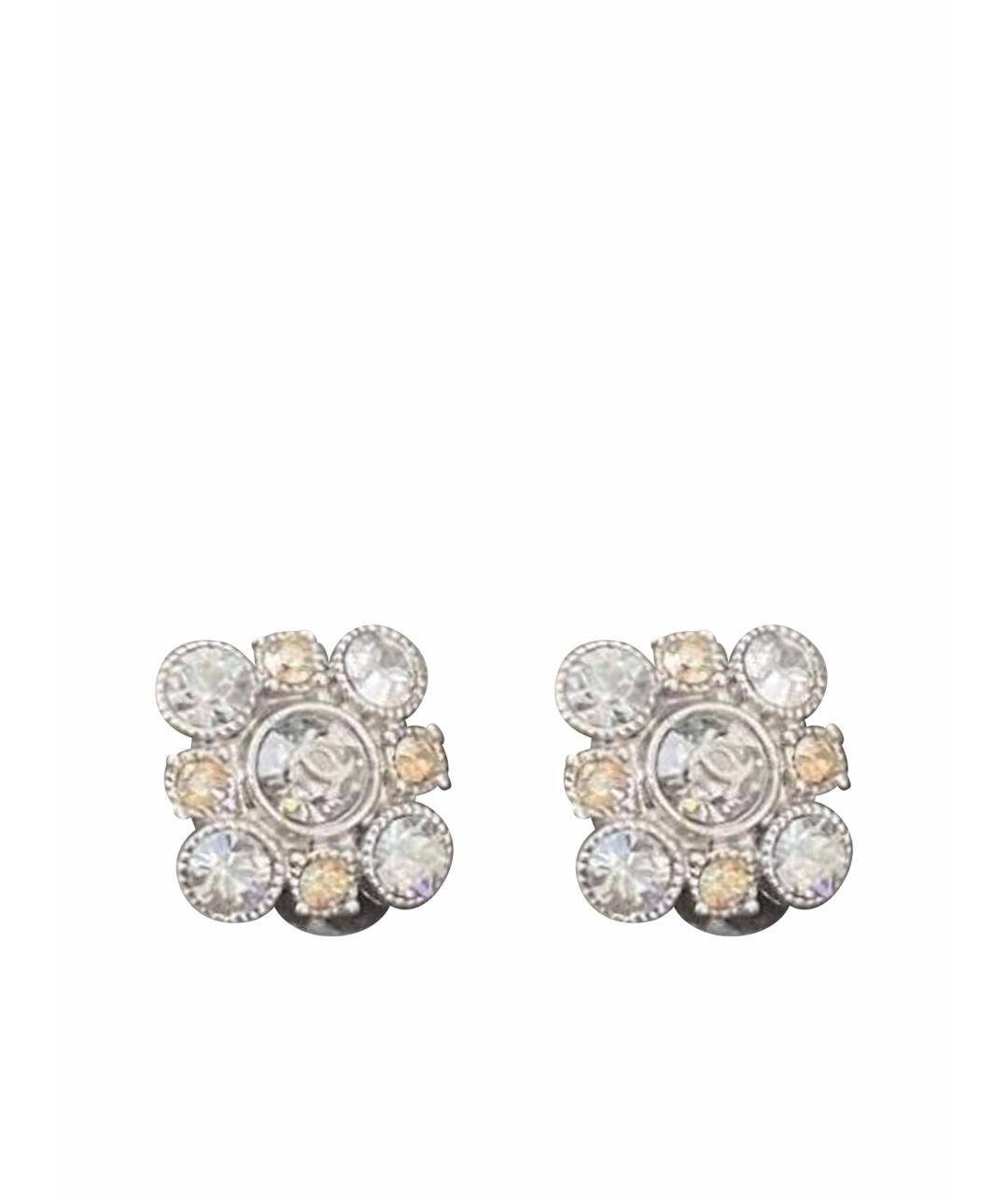 CHANEL Серебряные серьги, фото 1