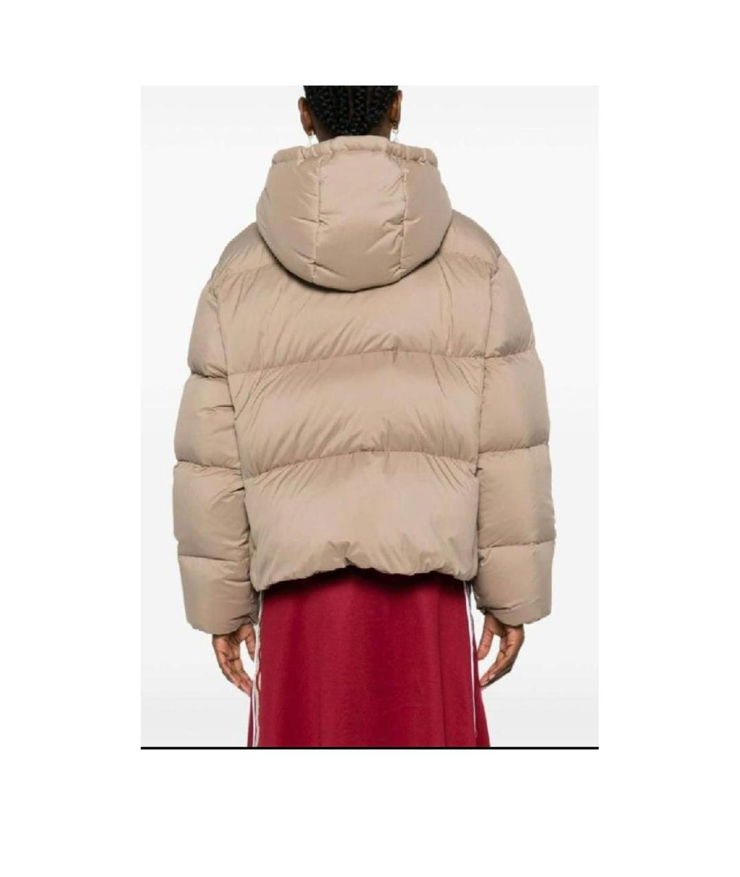 MIU MIU Бежевый пуховик, фото 4