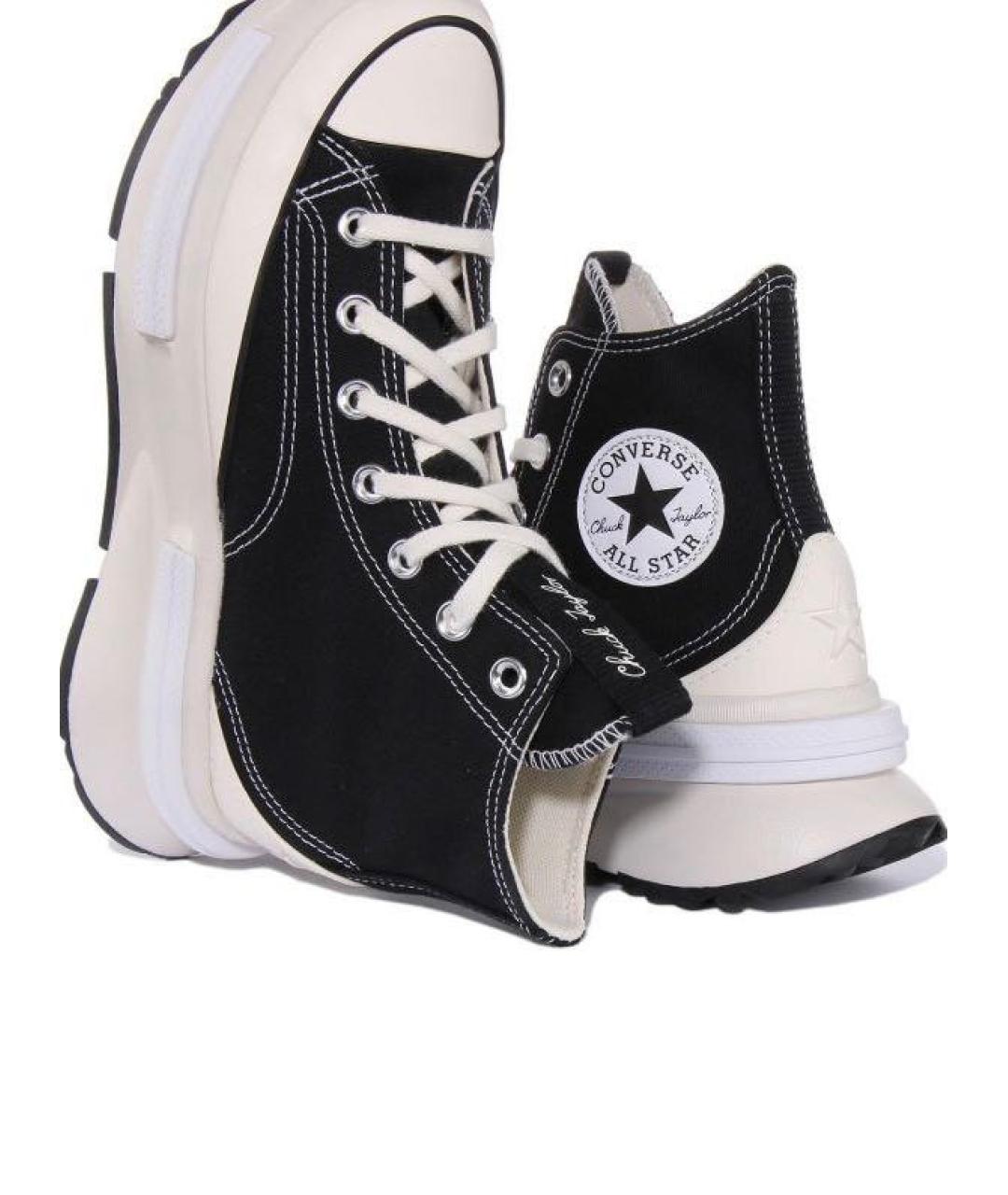 CONVERSE Черные текстильные кеды, фото 3