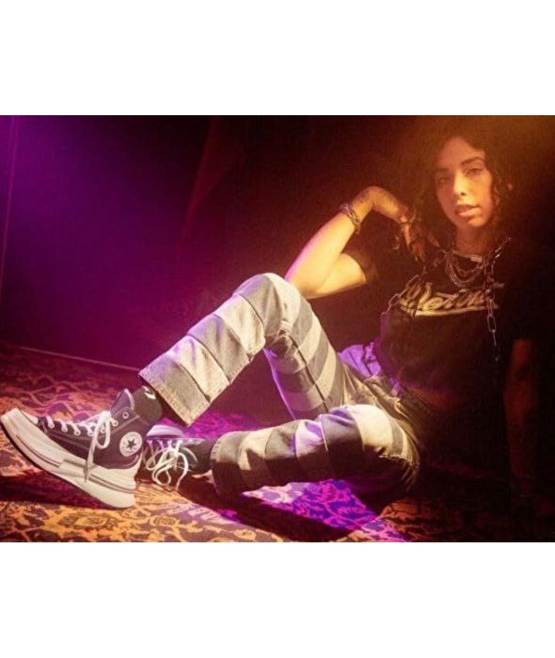 CONVERSE Черные текстильные кеды, фото 8