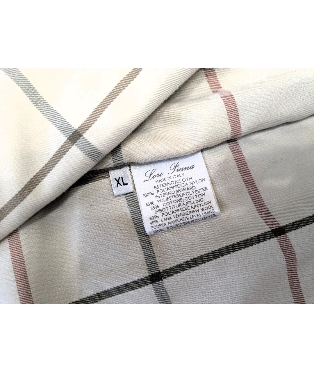 LORO PIANA Темно-синяя полиамидовая куртка, фото 8