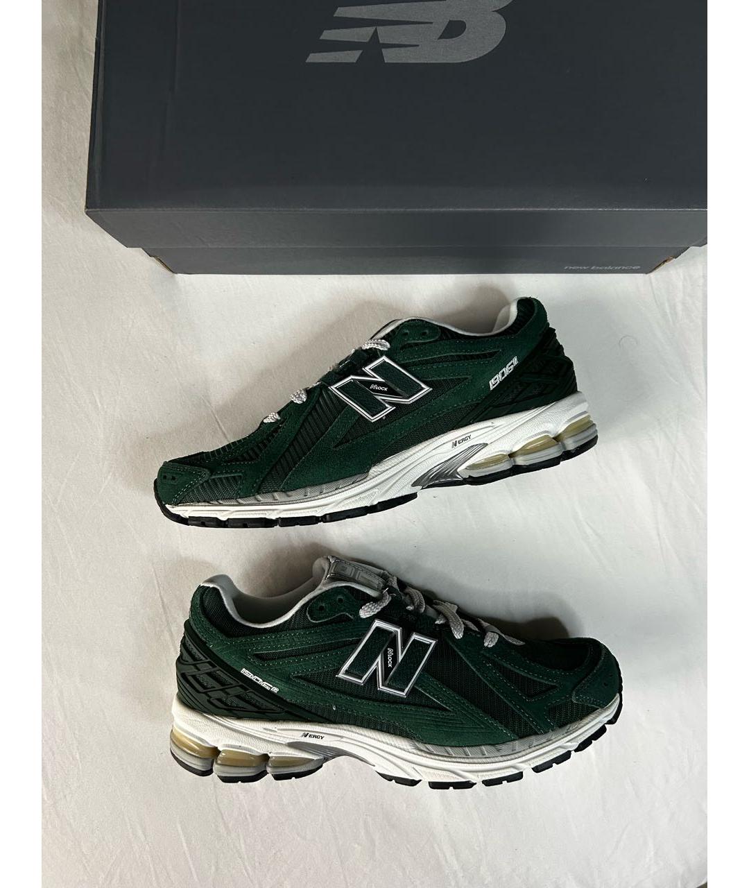 NEW BALANCE Зеленые низкие кроссовки / кеды, фото 4