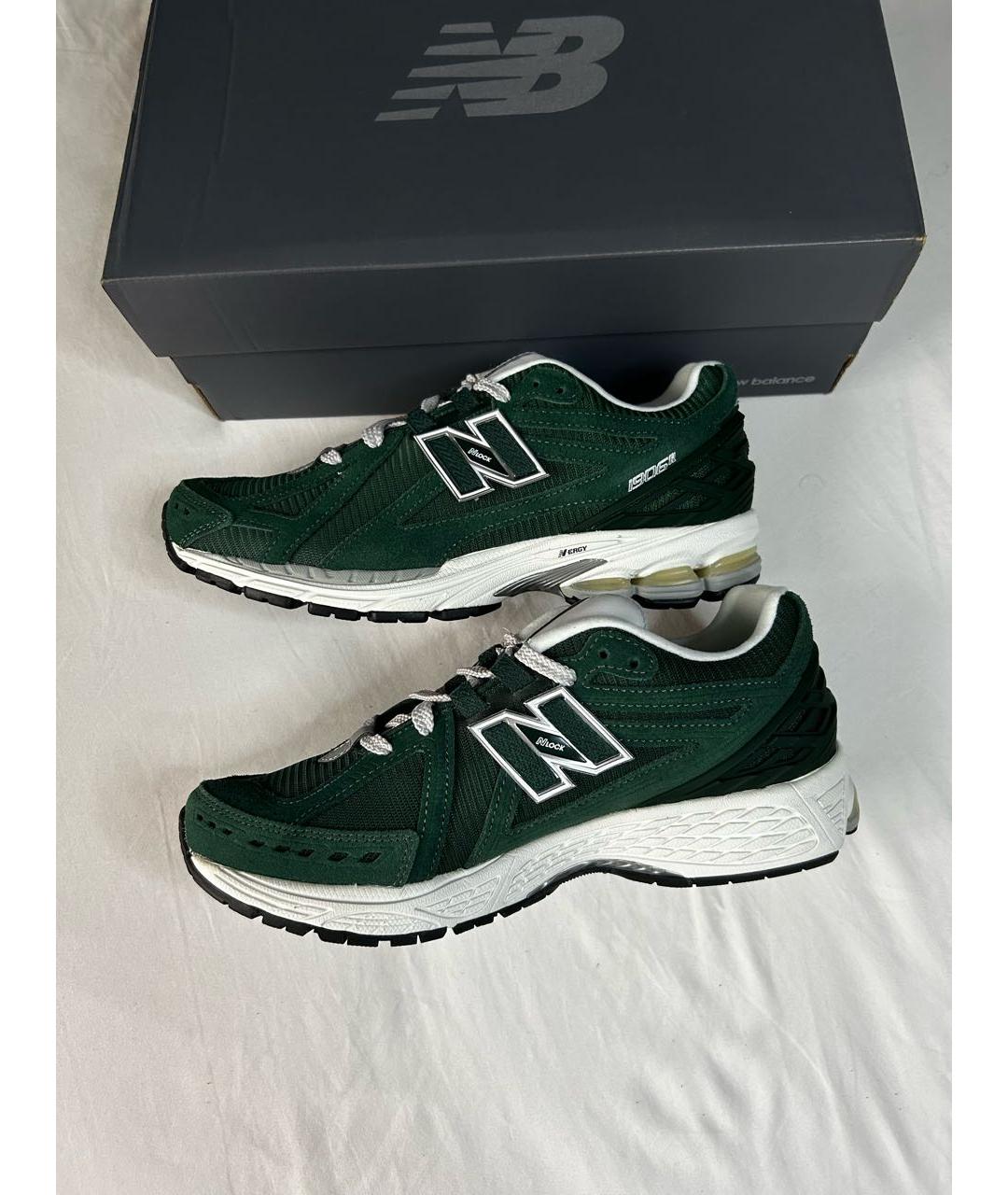 NEW BALANCE Зеленые низкие кроссовки / кеды, фото 3