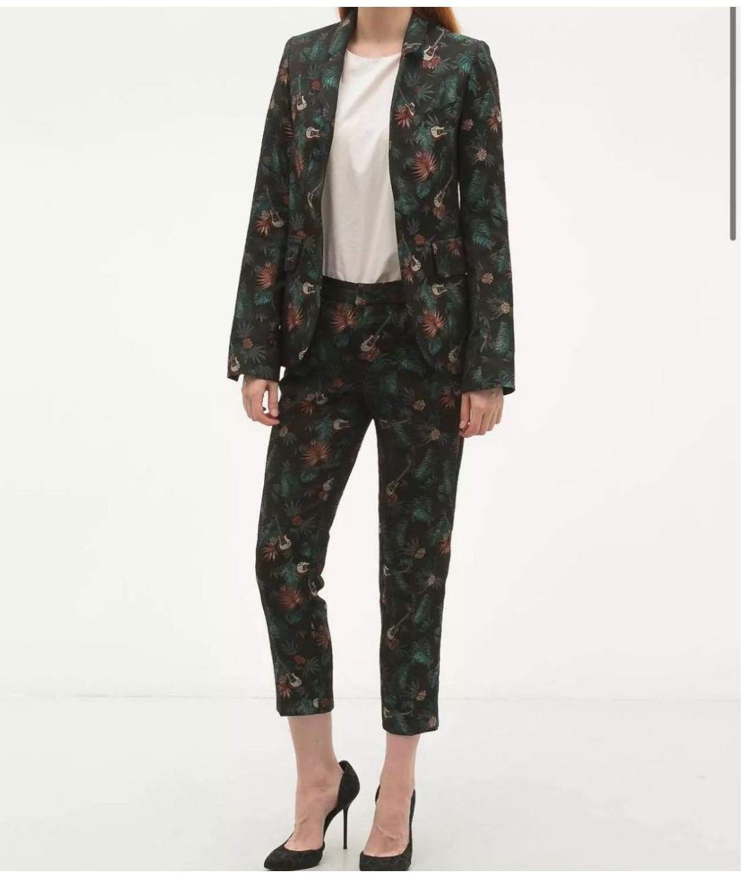 ZADIG & VOLTAIRE Черный ацетатный костюм с брюками, фото 3