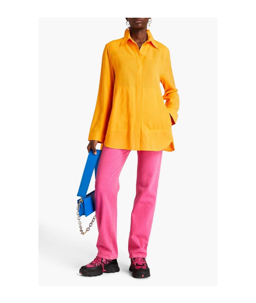 JACQUEMUS Оранжевая блузы, фото 3