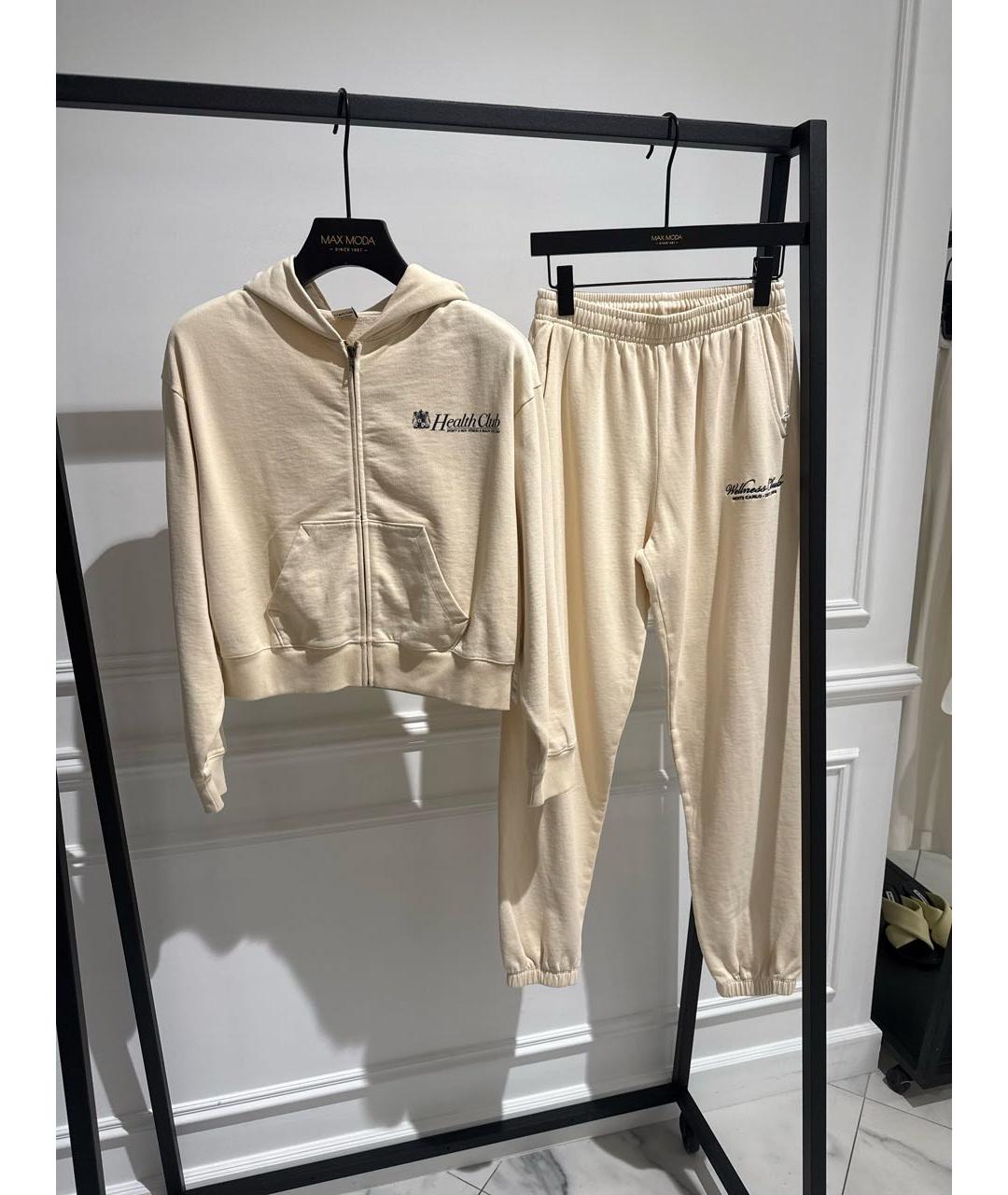SPORTY AND RICH Бежевый хлопковый спортивные костюмы, фото 3