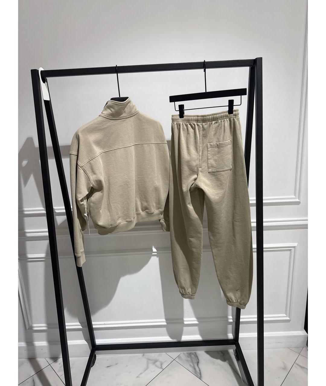 SPORTY AND RICH Бежевый хлопковый спортивные костюмы, фото 2