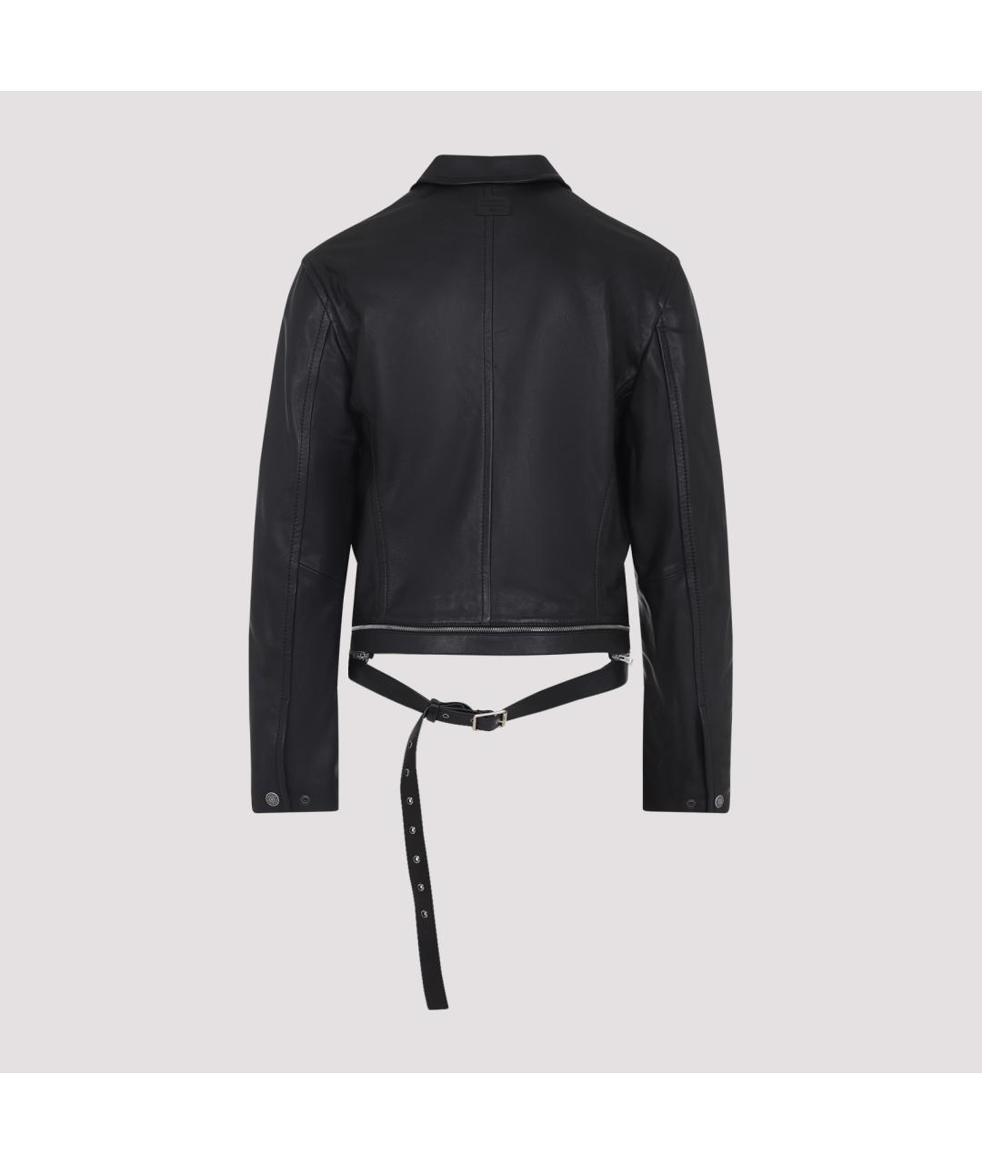 ACNE STUDIOS Черная кожаная куртка, фото 3