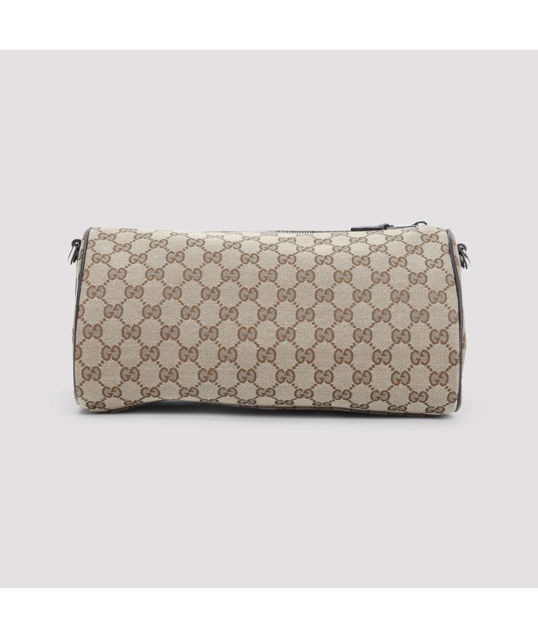 GUCCI Бежевая тканевая сумка на плечо, фото 3