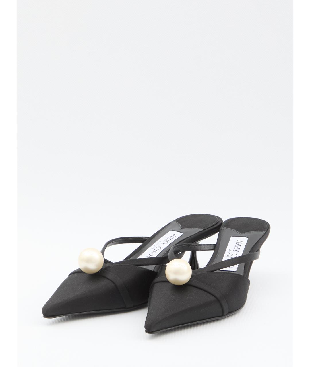 JIMMY CHOO Черные мюли, фото 2