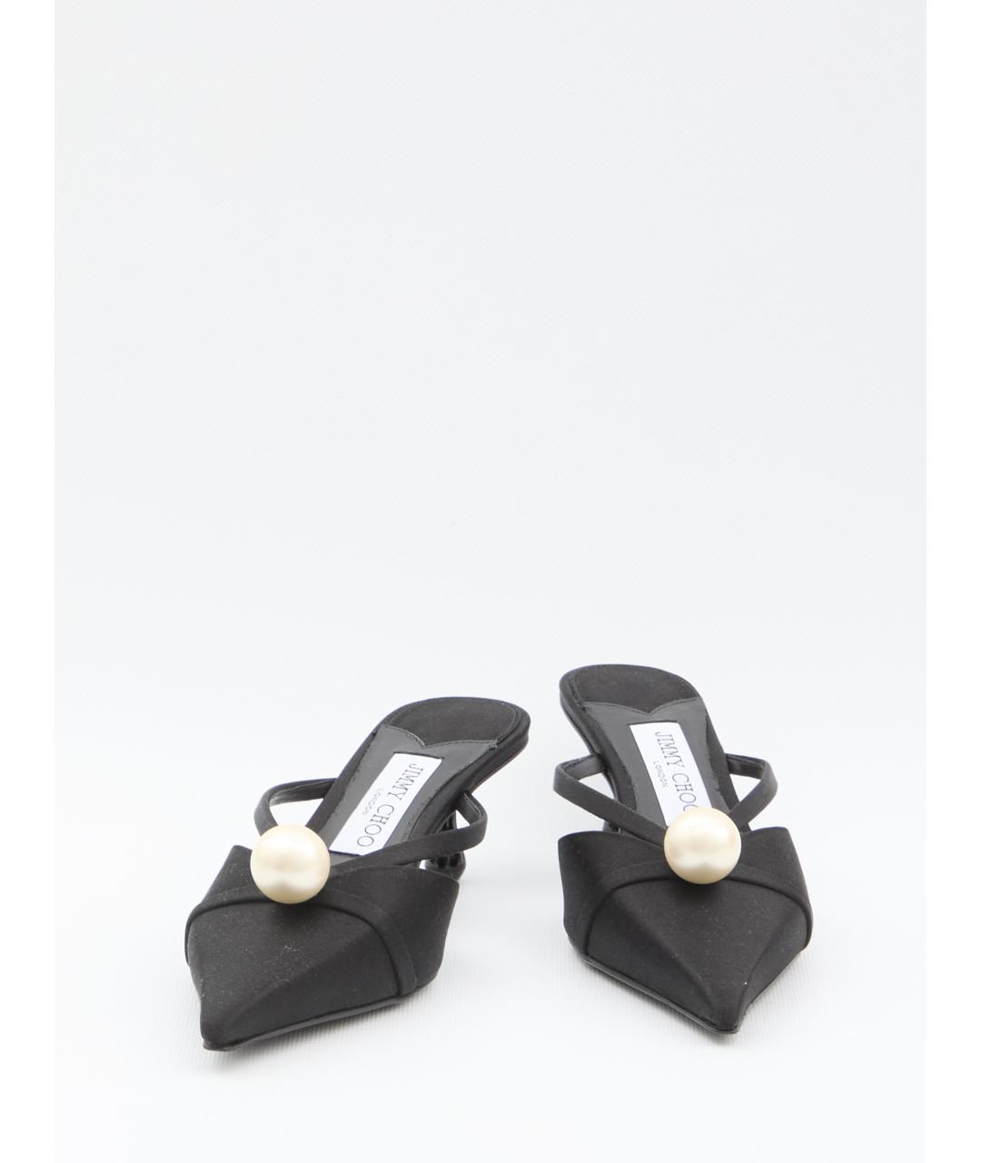 JIMMY CHOO Черные мюли, фото 5