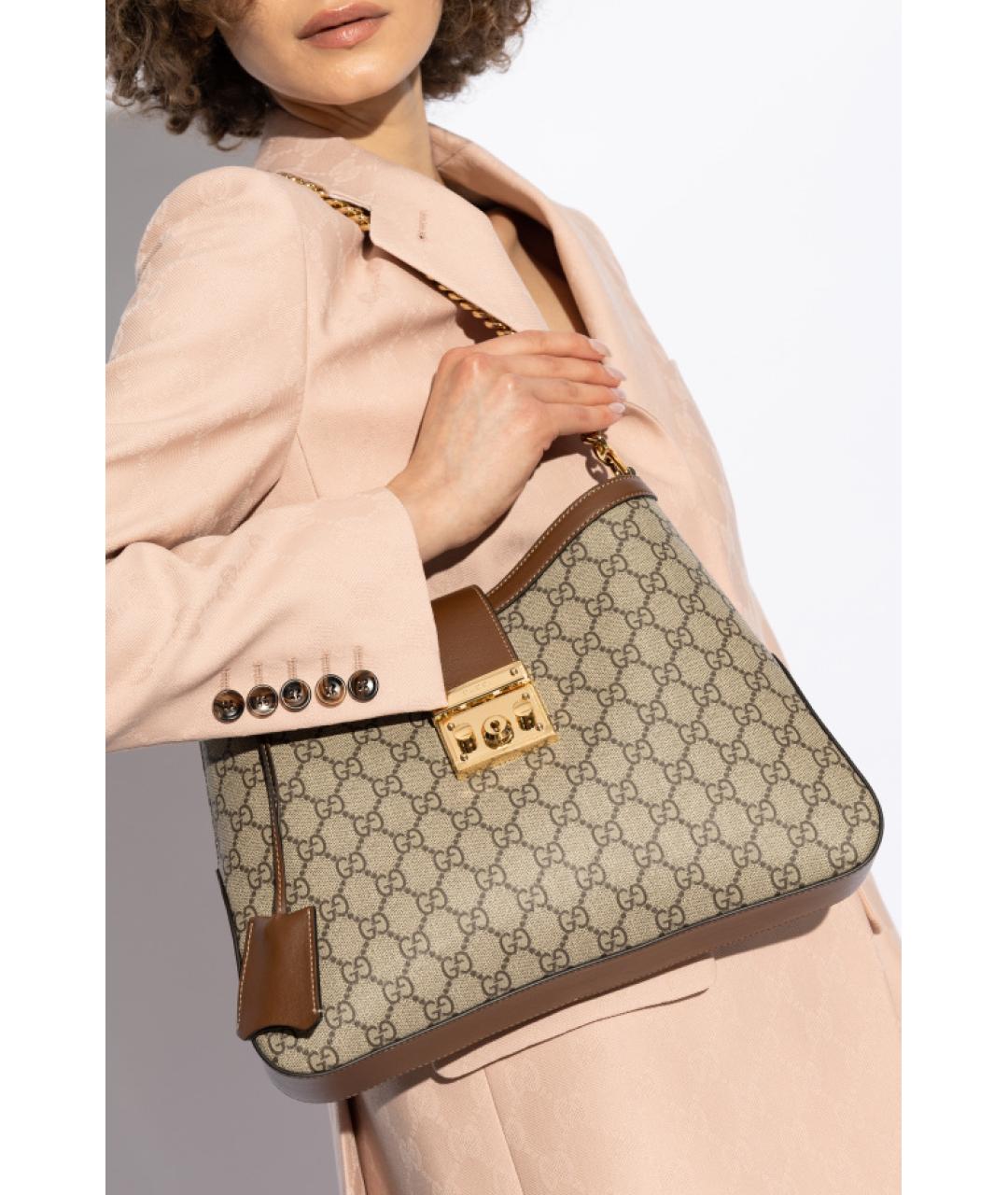 GUCCI Бежевая сумка через плечо, фото 2