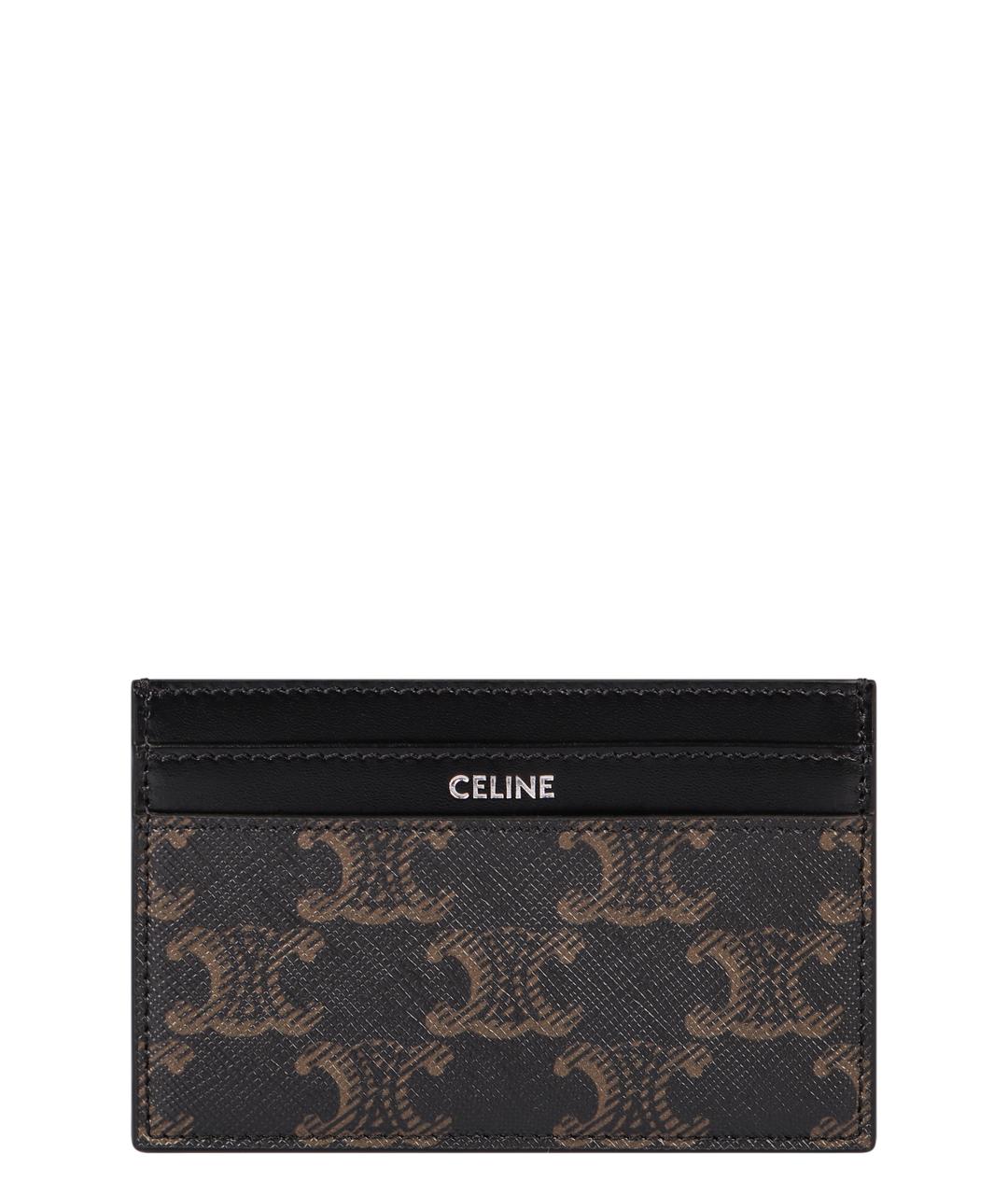 CELINE Коричневый кардхолдер, фото 1