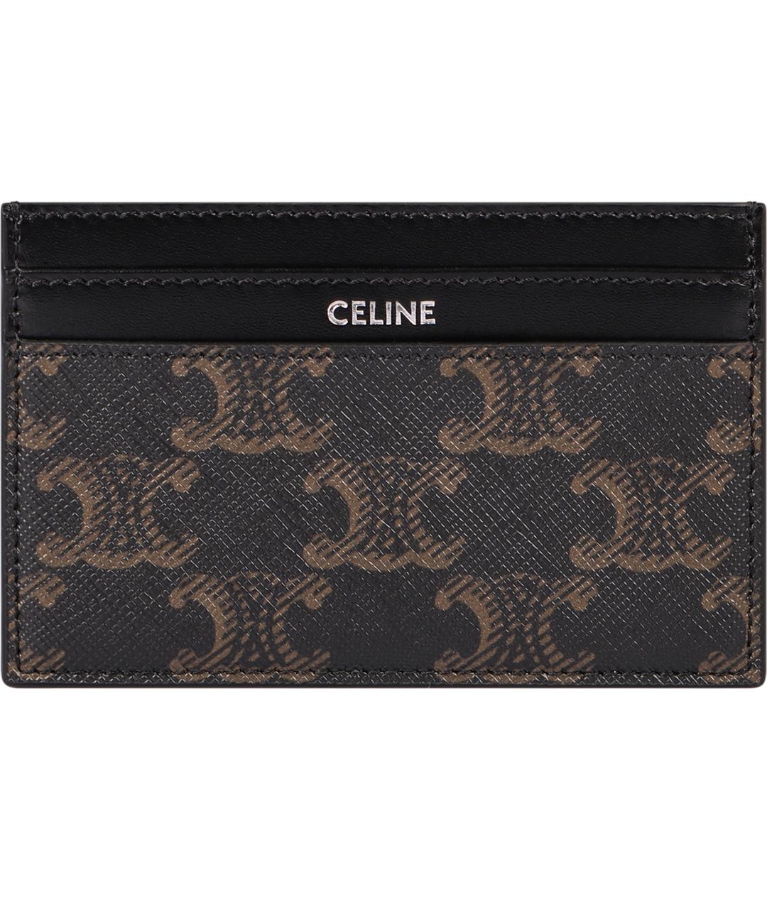CELINE Коричневый кардхолдер, фото 2