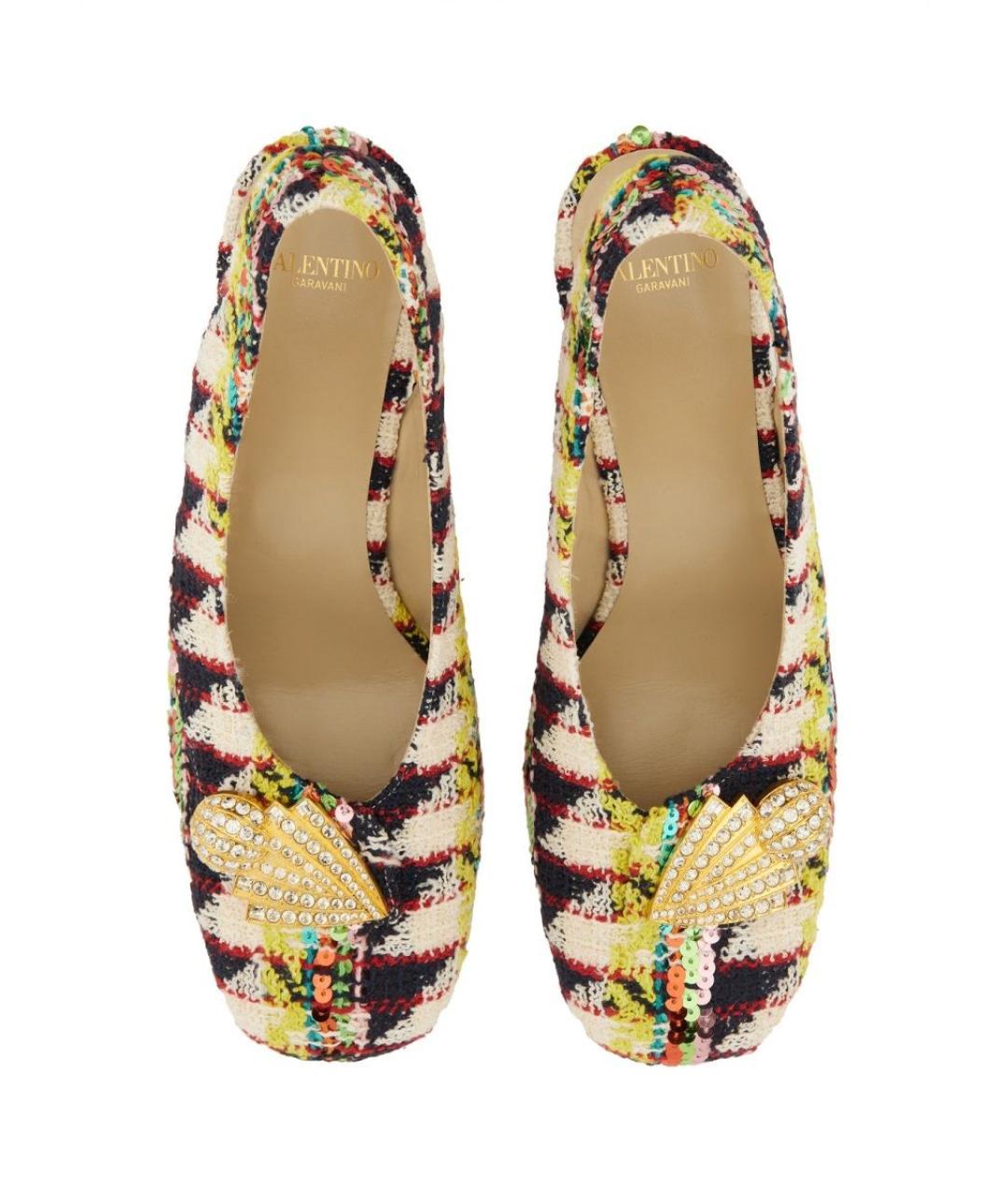 VALENTINO Мульти синтетические сандалии, фото 5