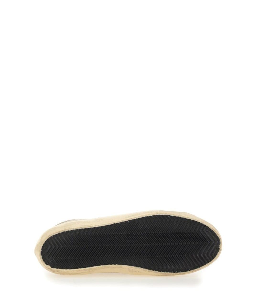 GOLDEN GOOSE DELUXE BRAND Бежевые кожаные кеды, фото 5