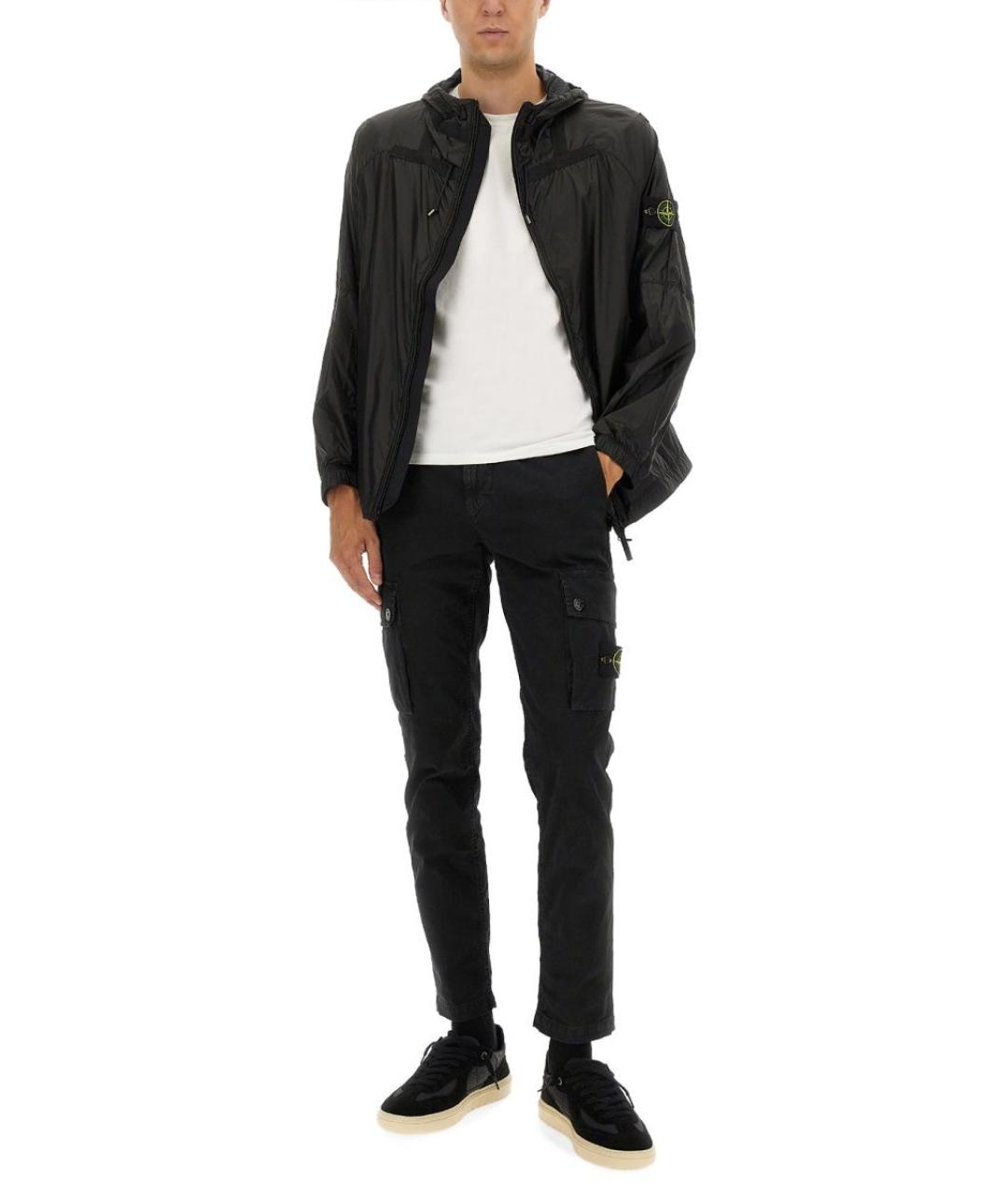 STONE ISLAND Черная куртка, фото 4