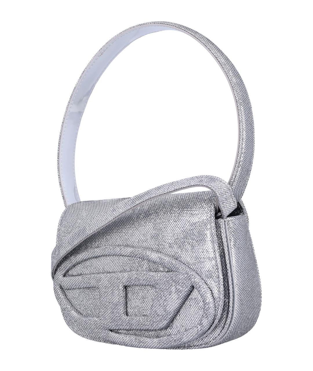 DIESEL Серебряная сумка через плечо, фото 3