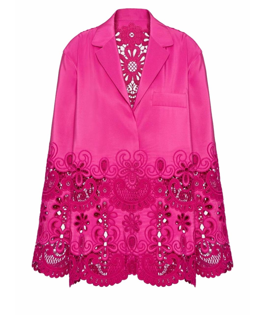 VALENTINO Фуксия шелковая рубашка, фото 1
