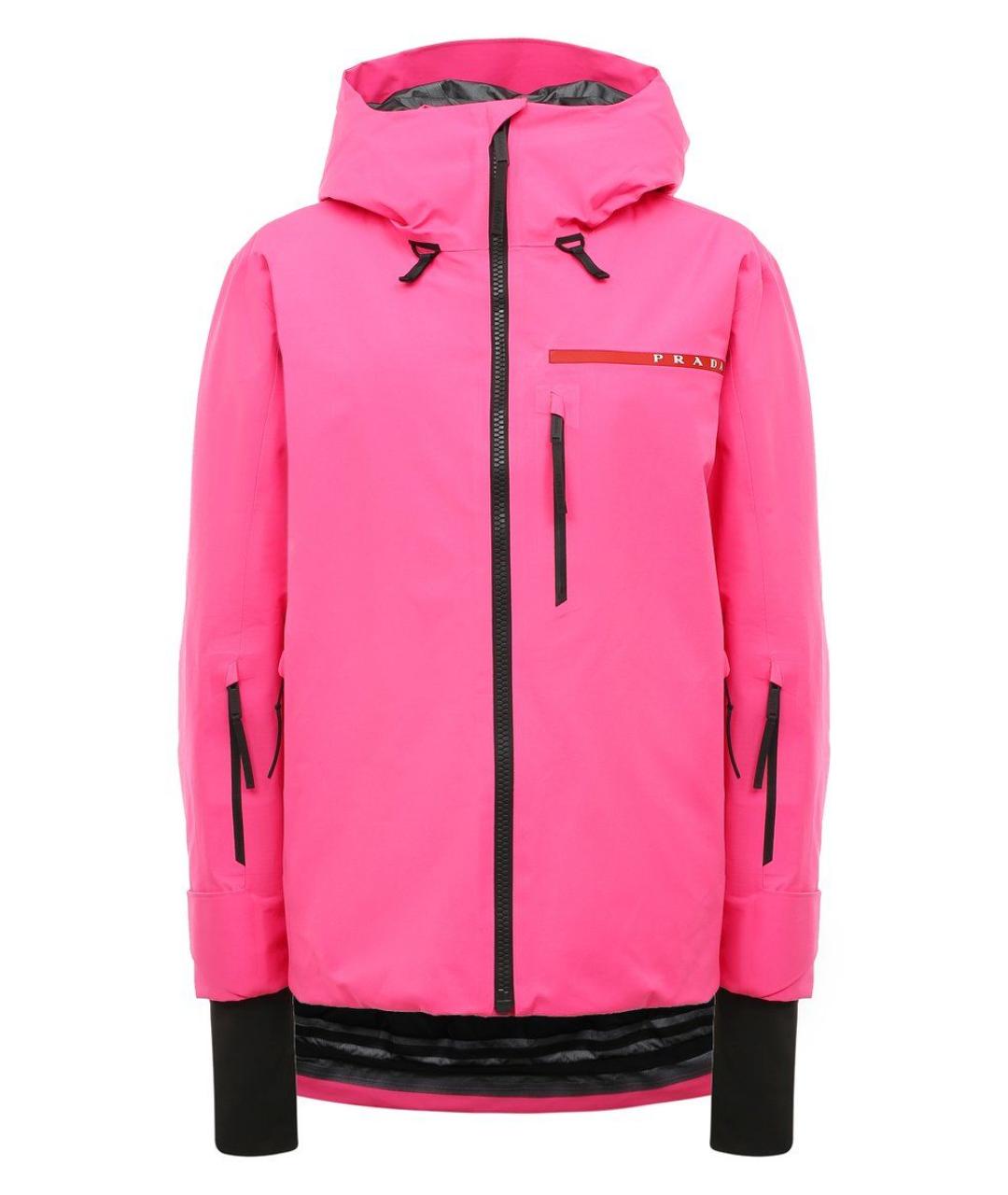 PRADA Розовая полиэстеровая куртка, фото 1
